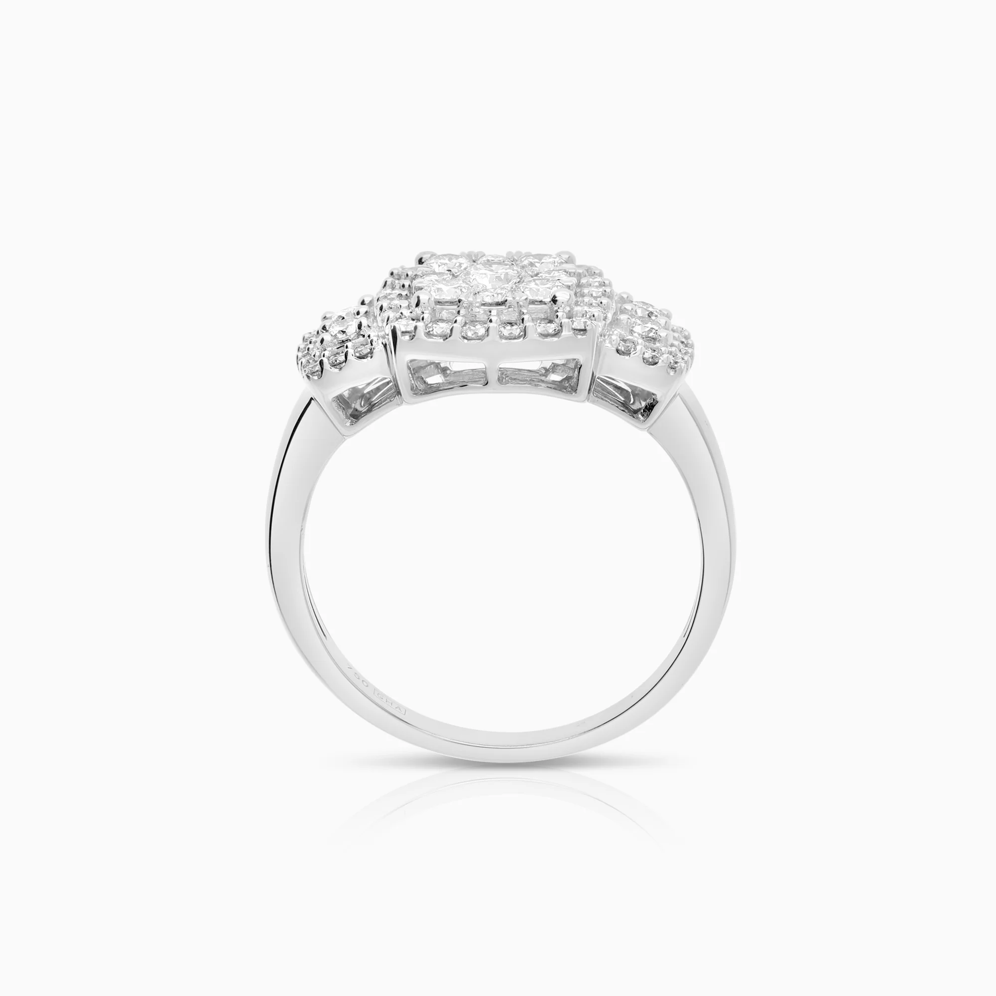 Diamond Ring 1.00ct 18K White Gold - Image 2