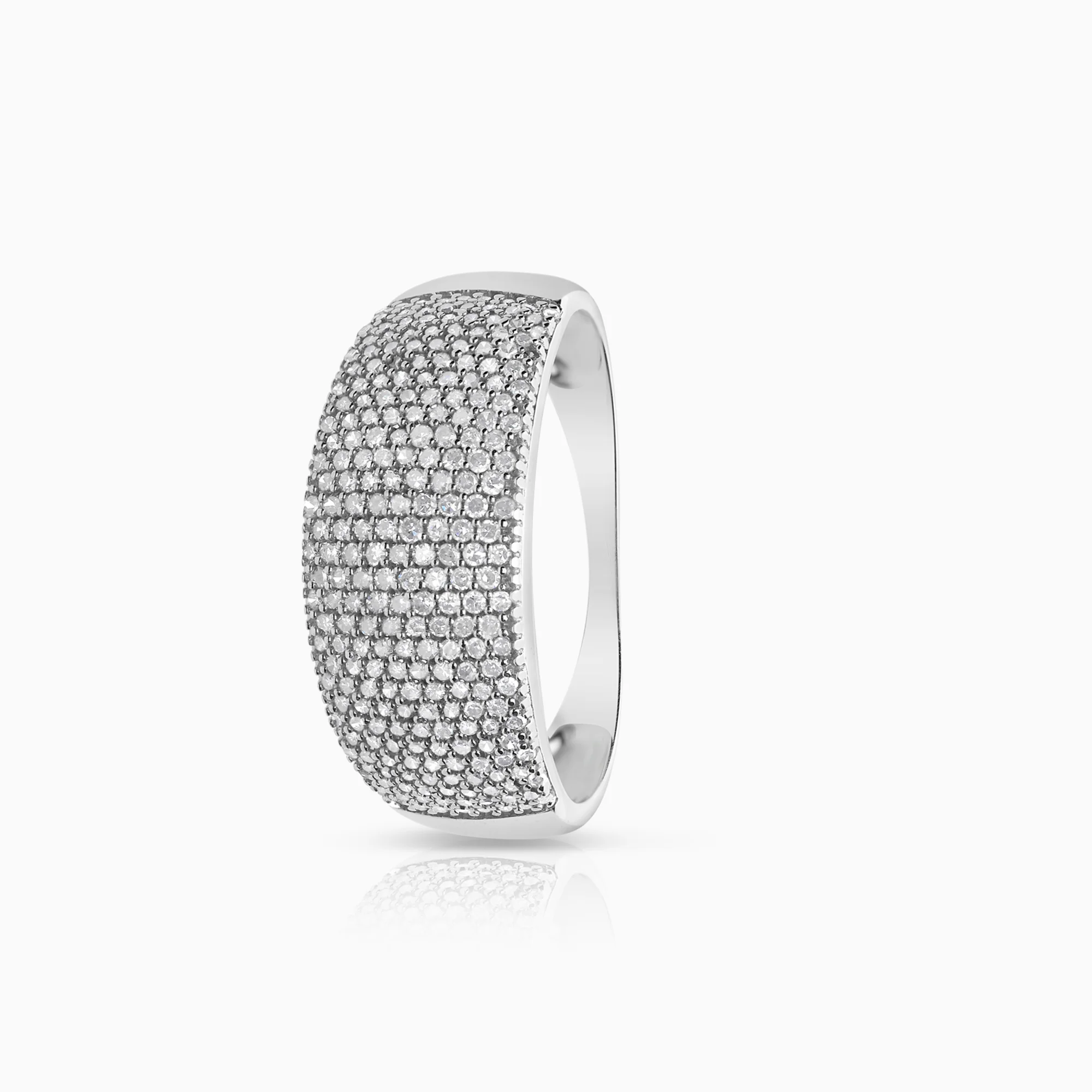 Diamond ring 0.76ct 18K white gold