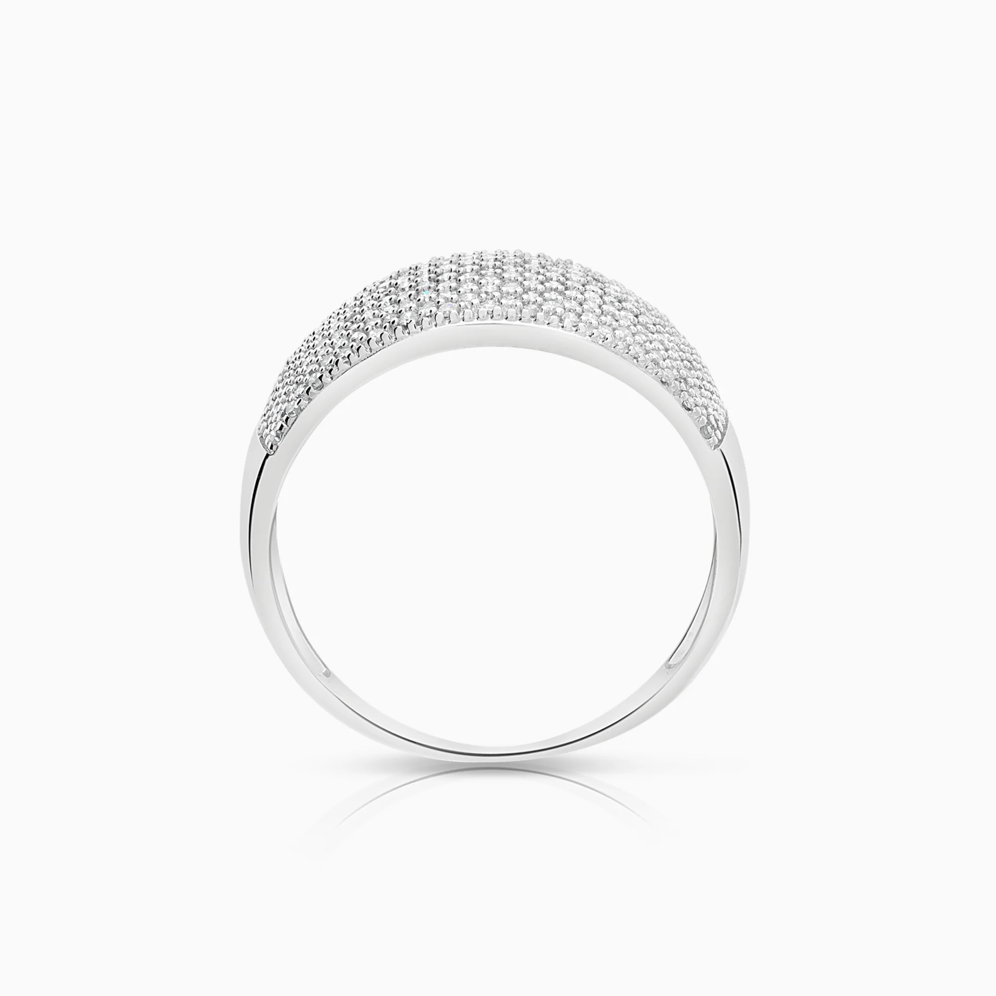 Diamond ring 0.76ct 18K white gold - Image 2