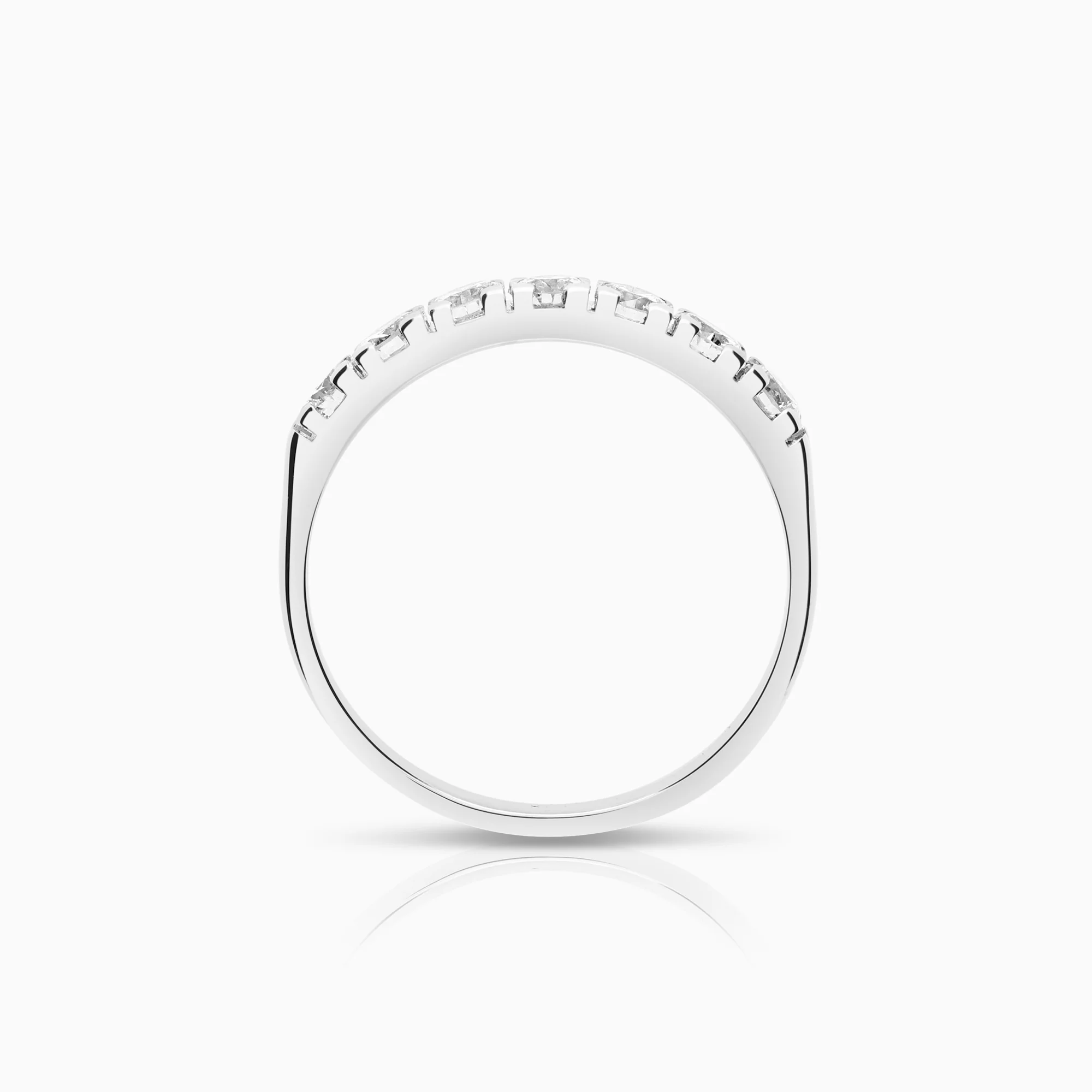 Diamond ring 0.77ct 18K white gold - Image 2