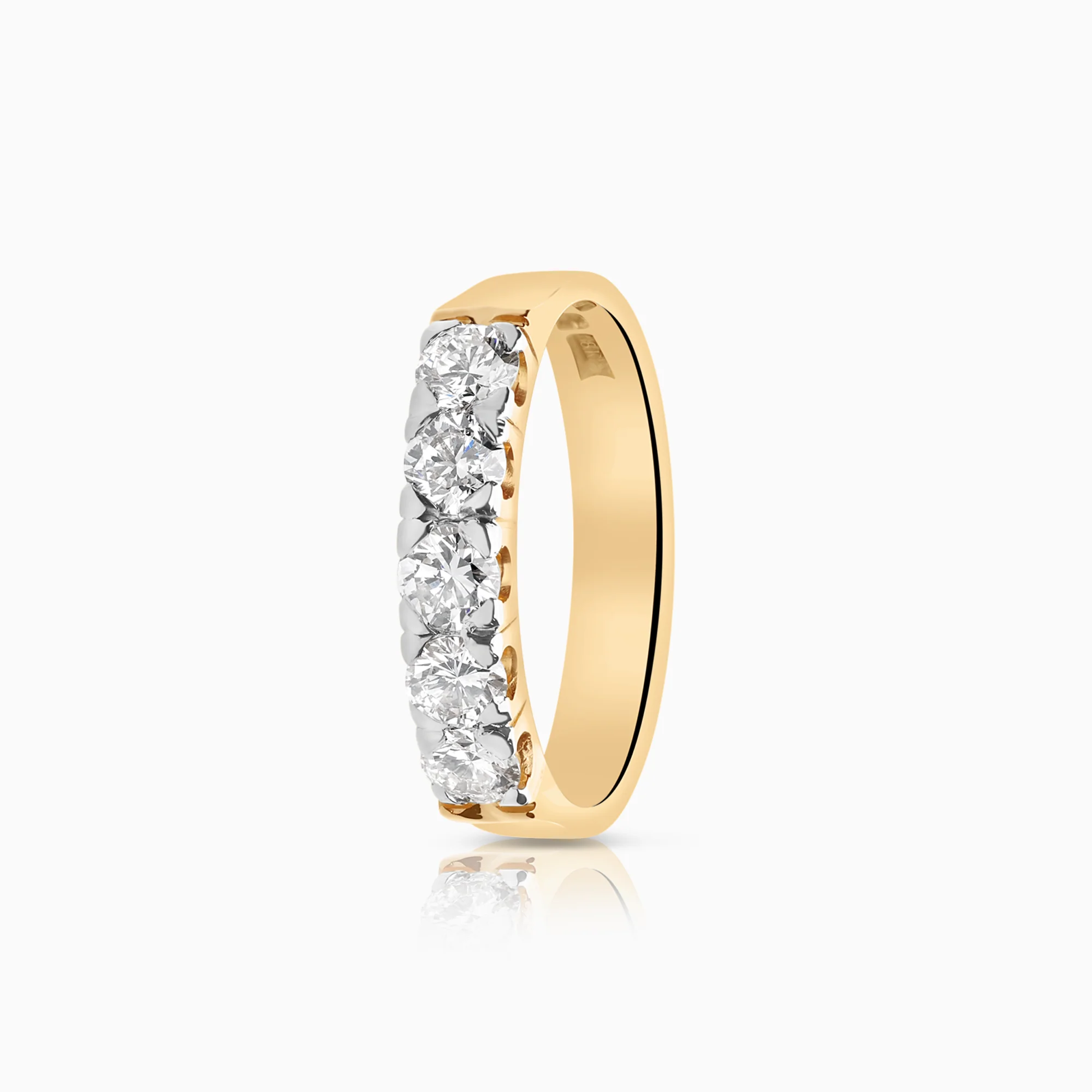 Diamond ring 0.80ct 18K gold