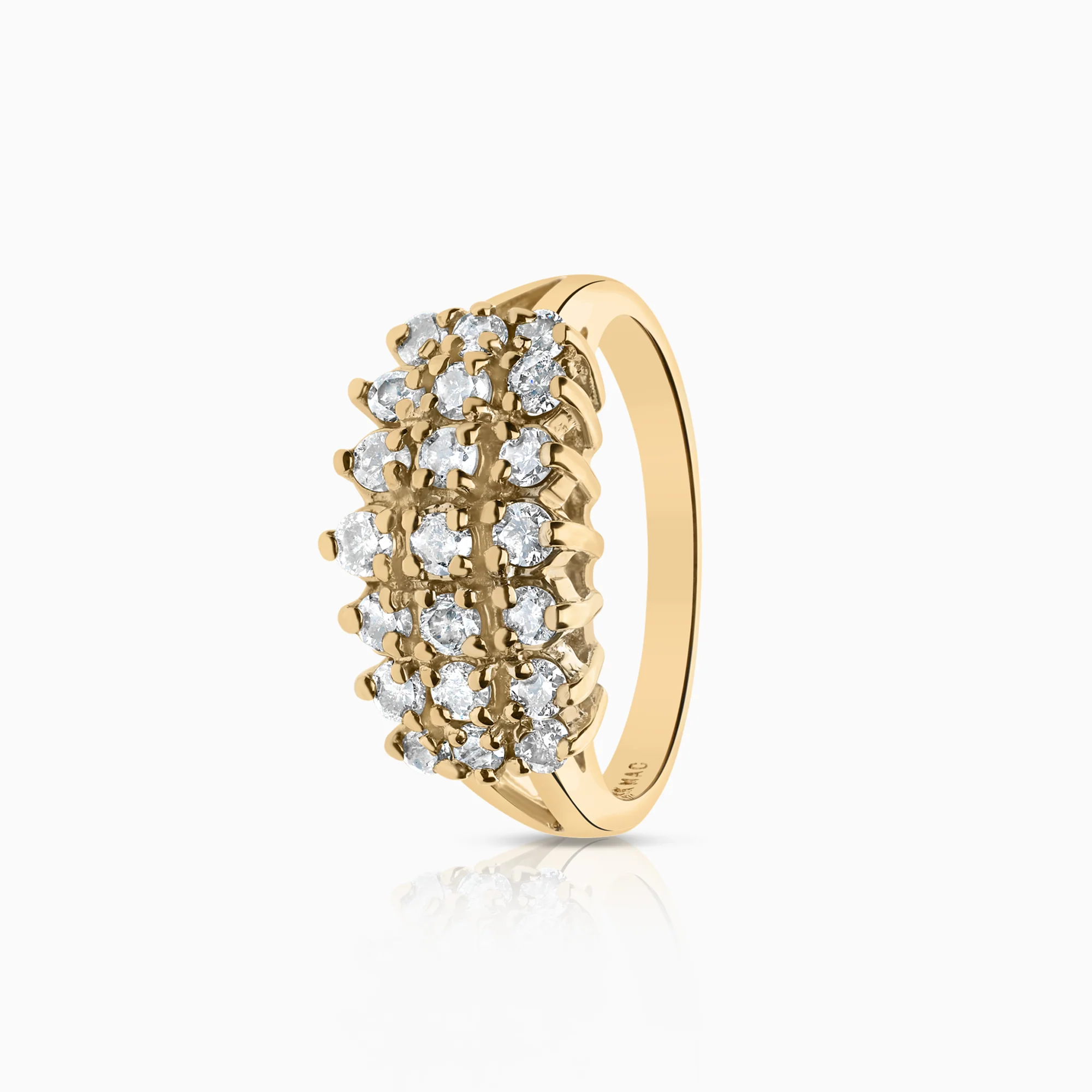 Diamond ring 0.84ct 14K gold