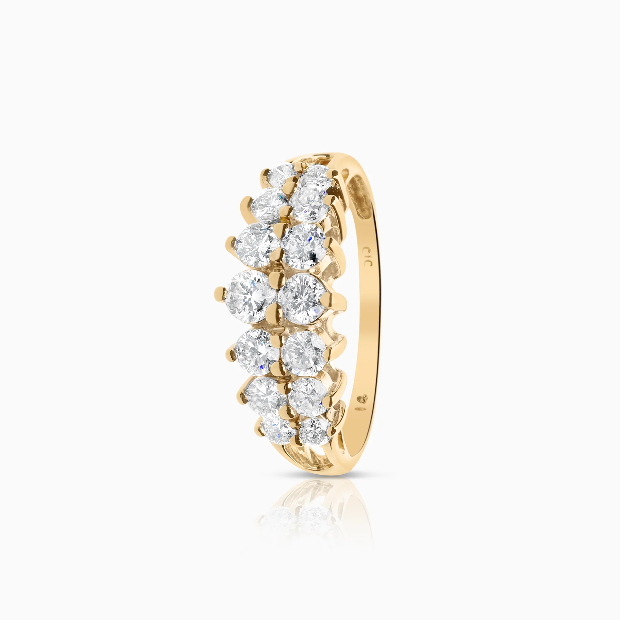 Diamond ring 0.84ct 14K gold
