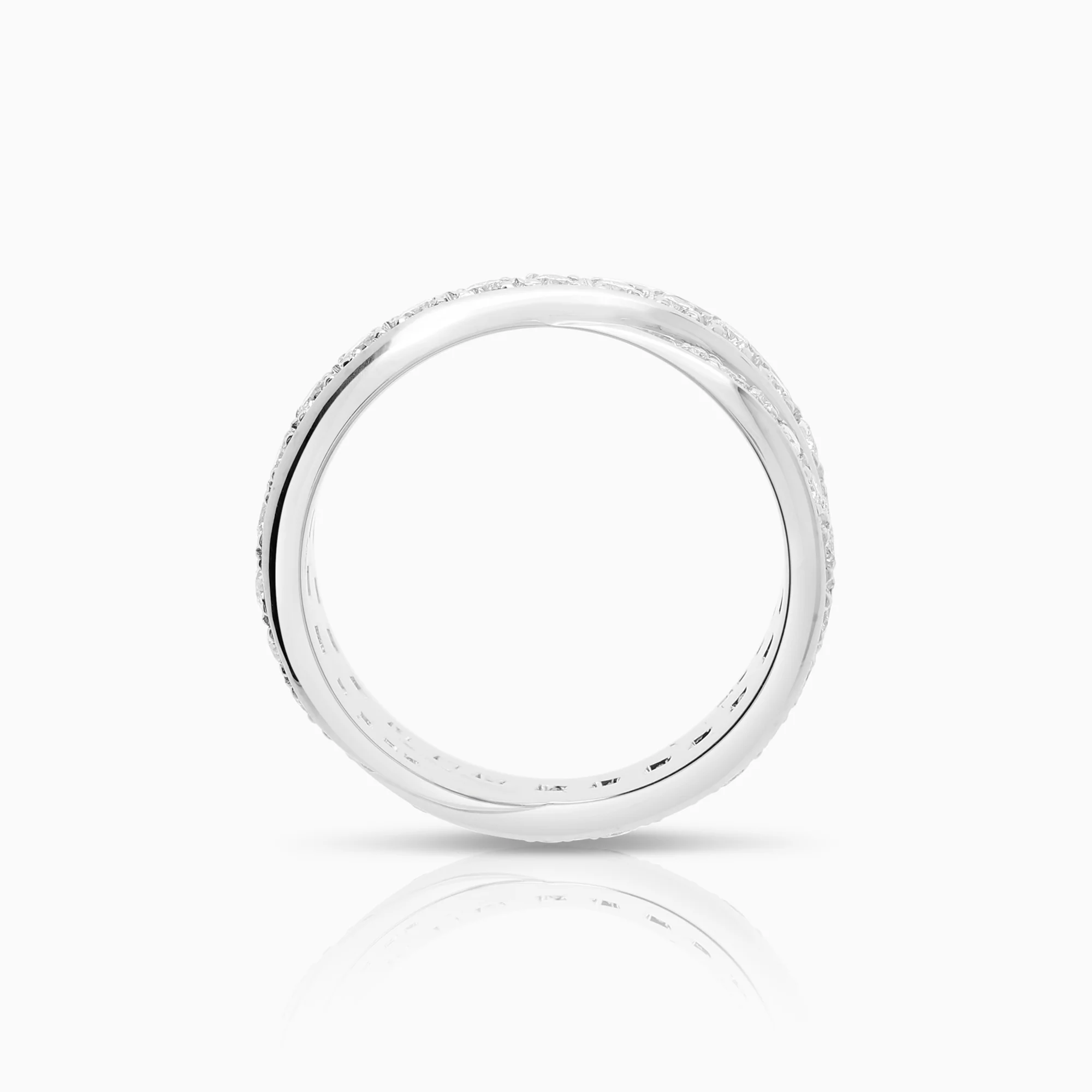 Diamond ring 0.86ct 18K white gold - Image 2