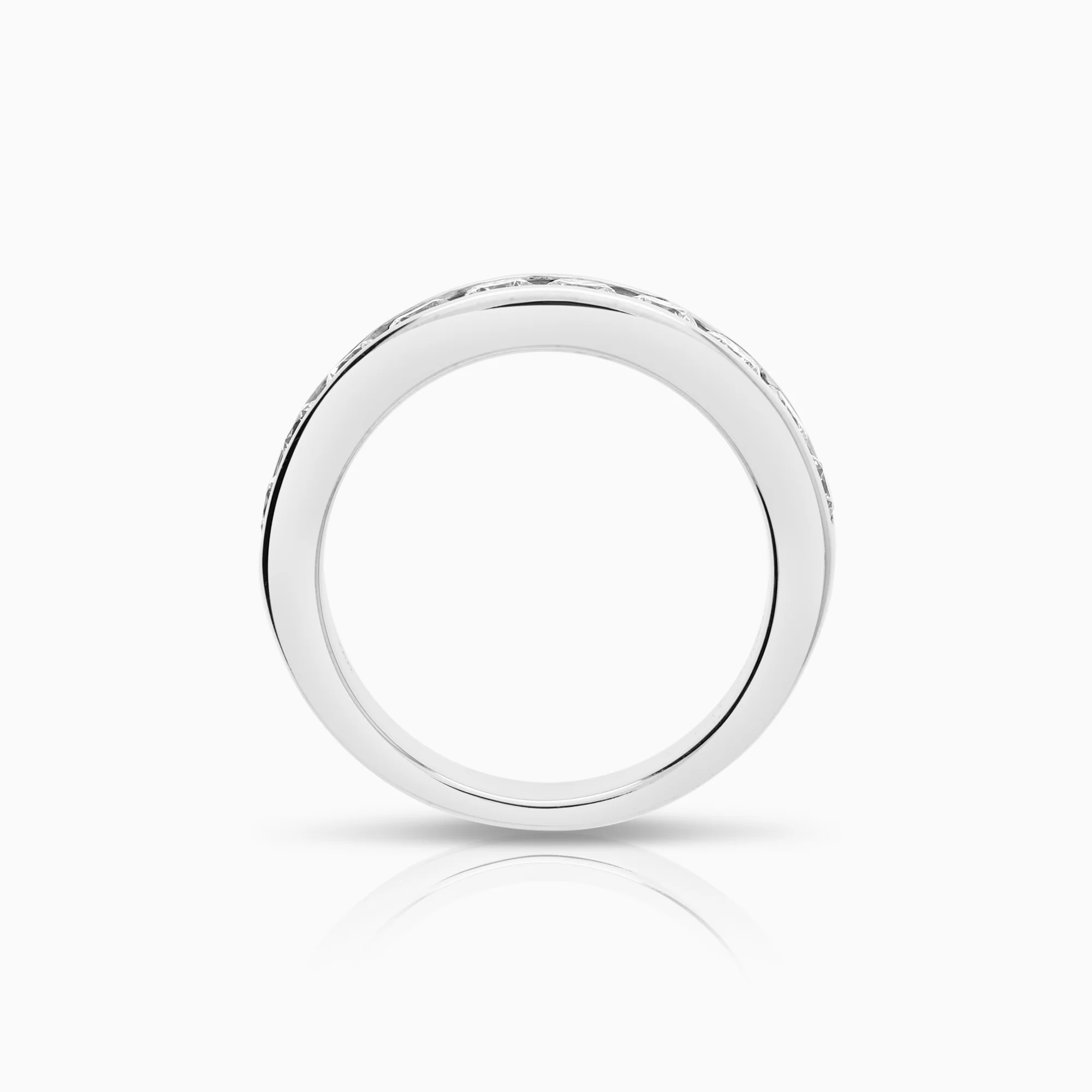 Diamond ring 0.90ct 18K white gold - Image 2