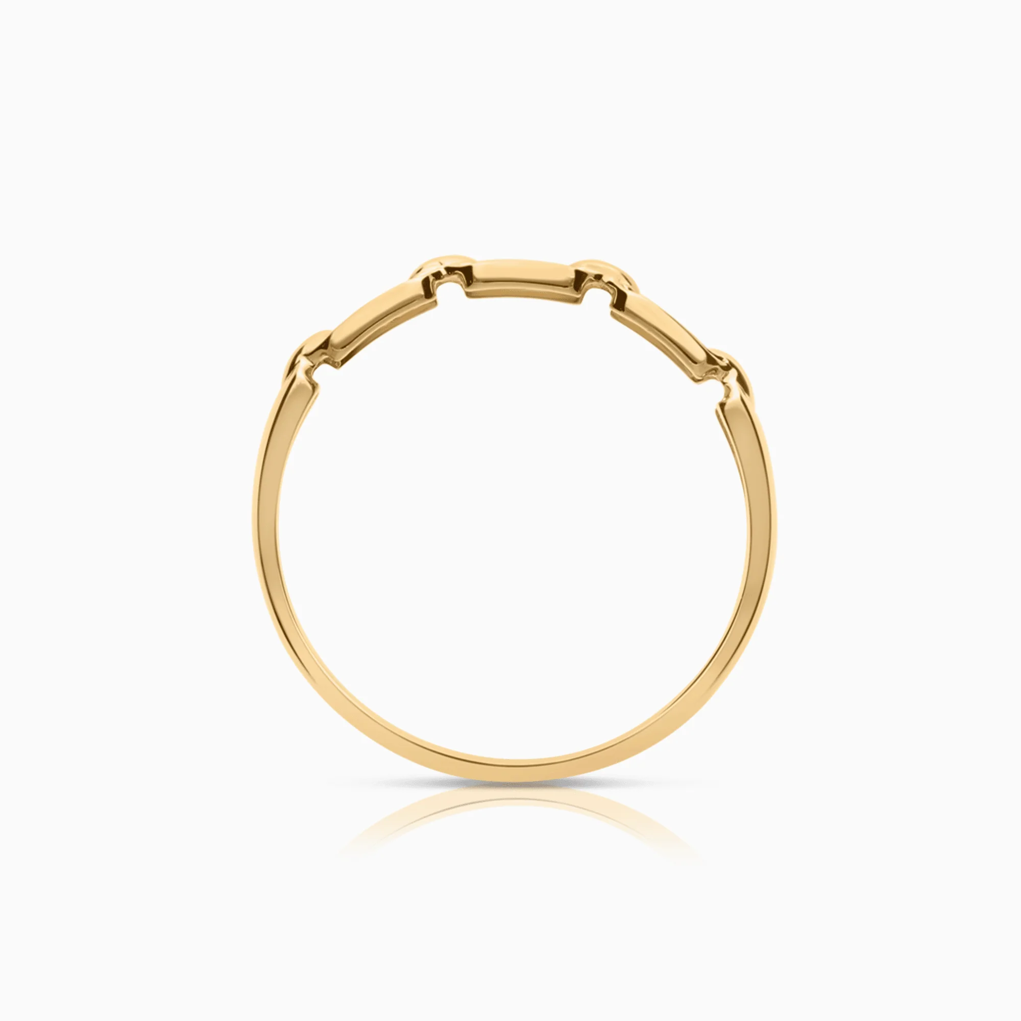Diamond ring 0.015ct 18K gold - Image 2