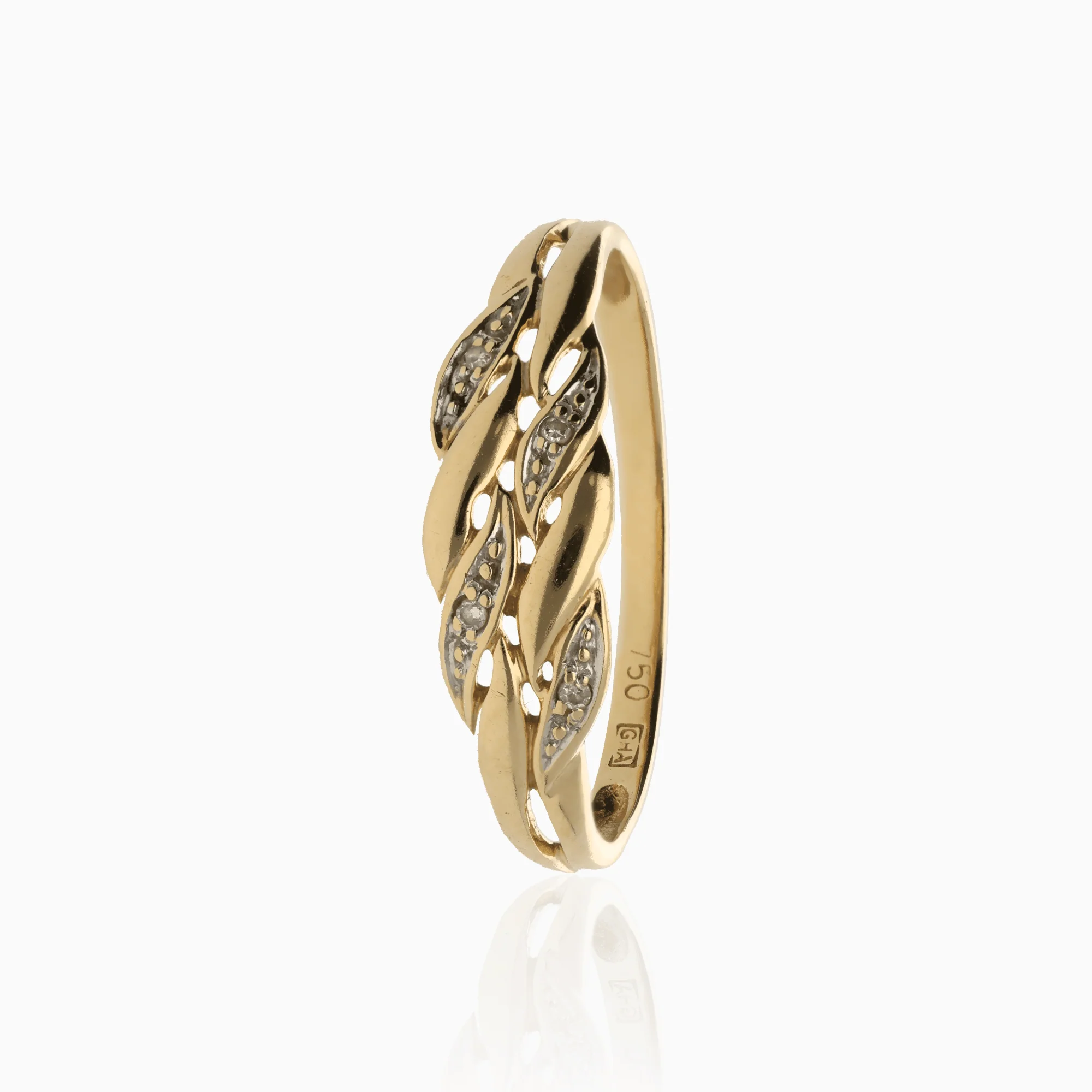Diamond ring 0.02ct 18K