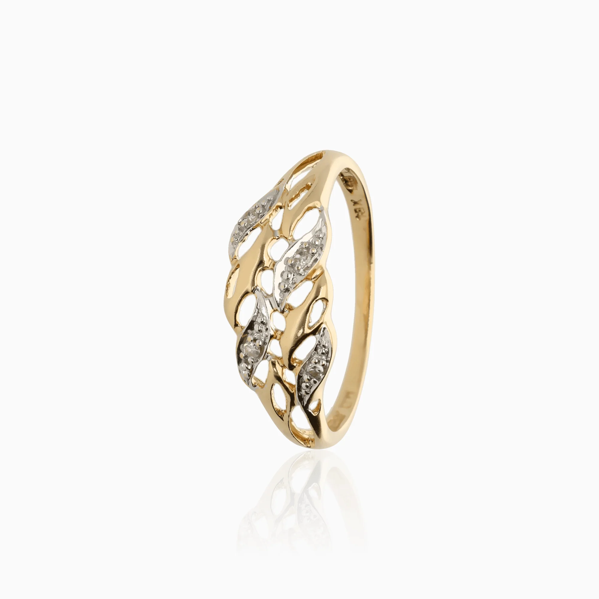 Diamond Ring 0.02ct 18K Gold