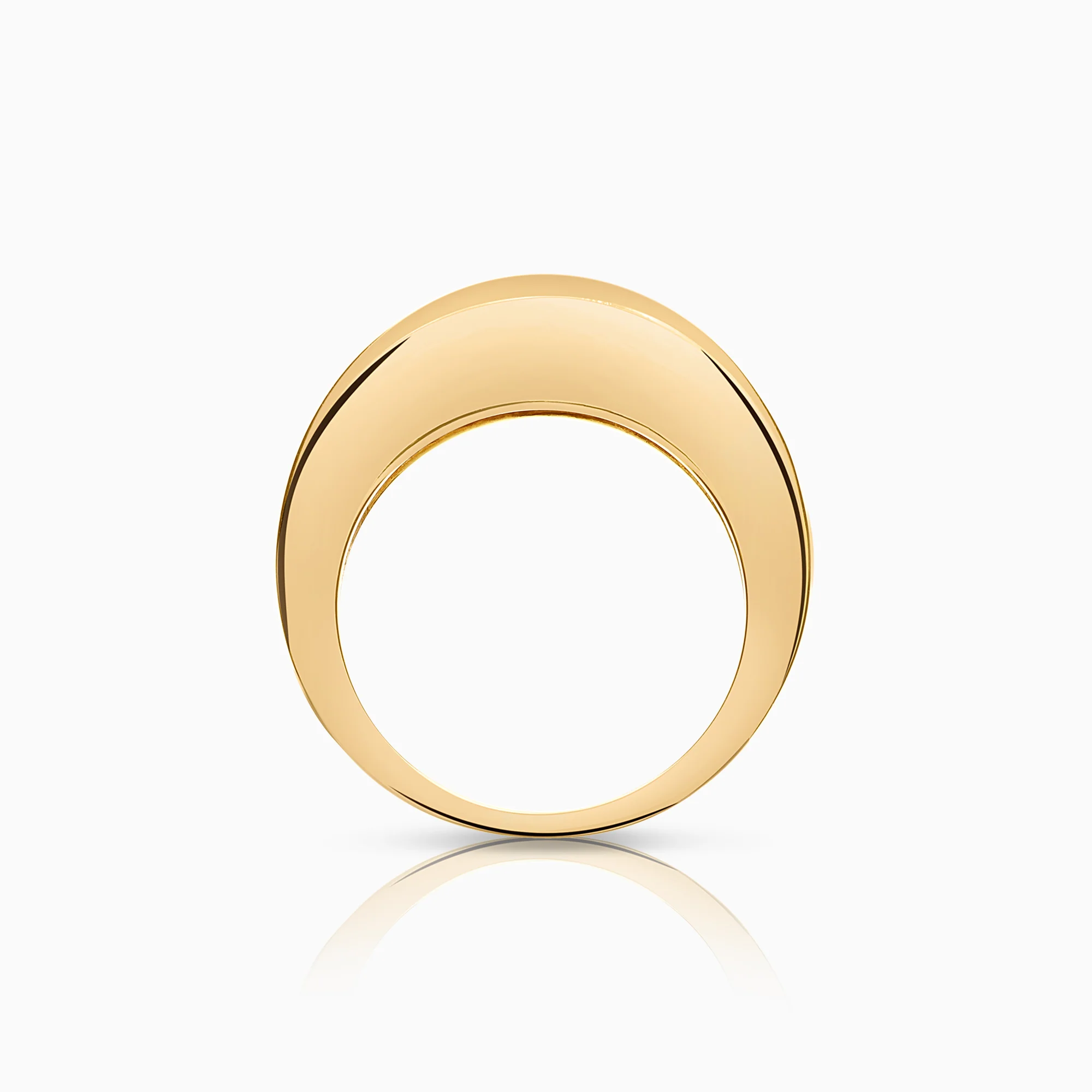 Diamond ring 0.08ct 18K gold - Image 2