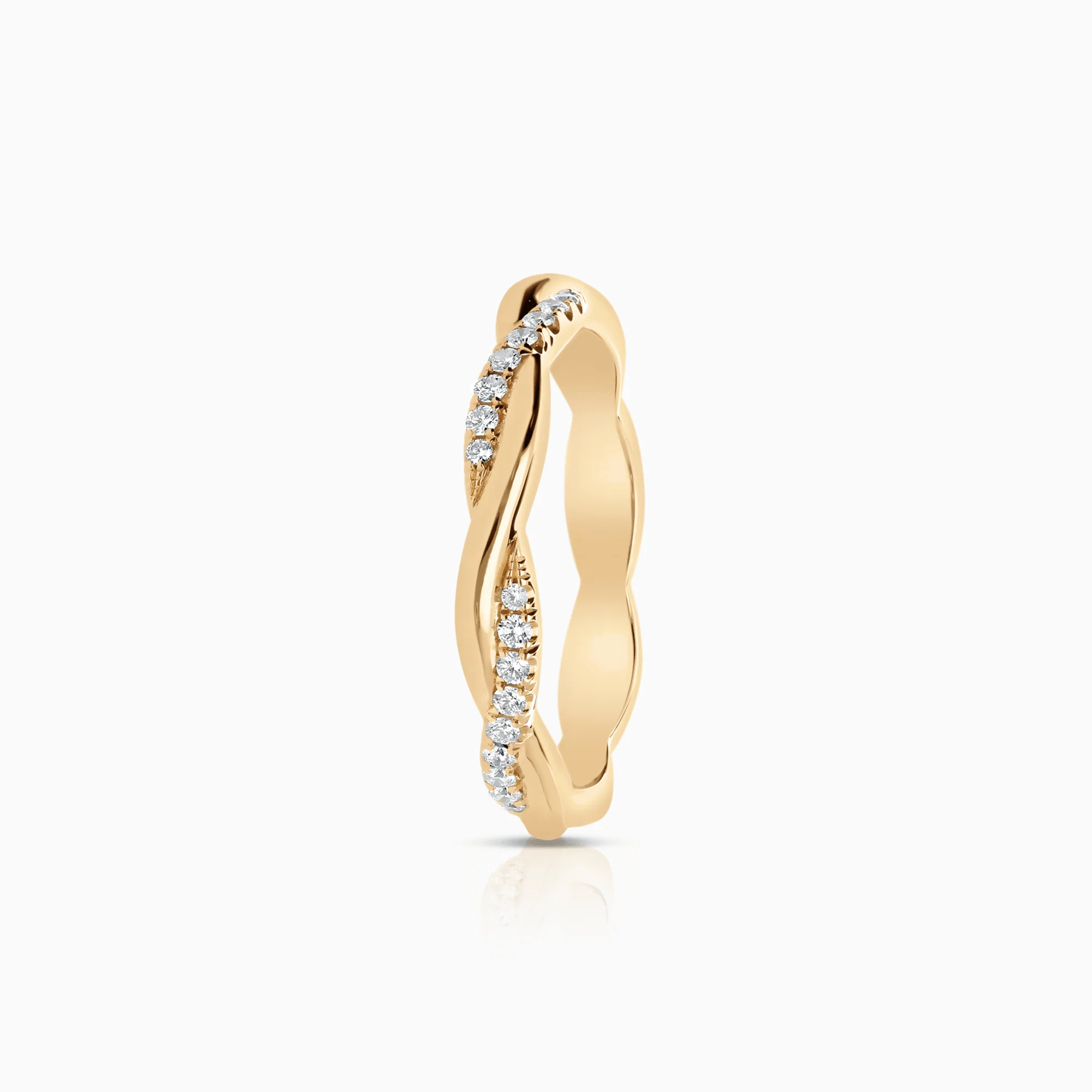 Diamond ring 0.11ct 18K gold