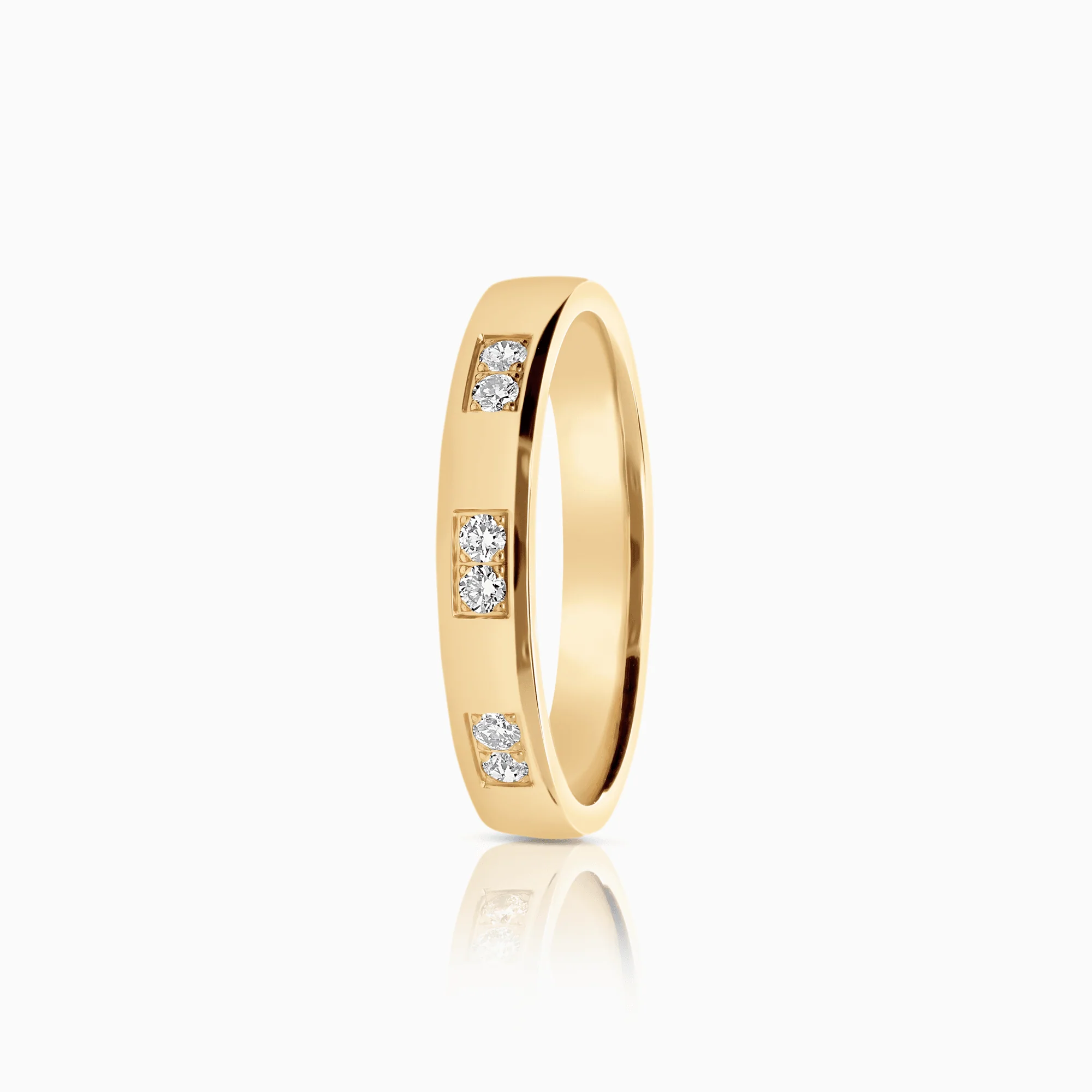 Diamond ring 0.12ct 18K gold