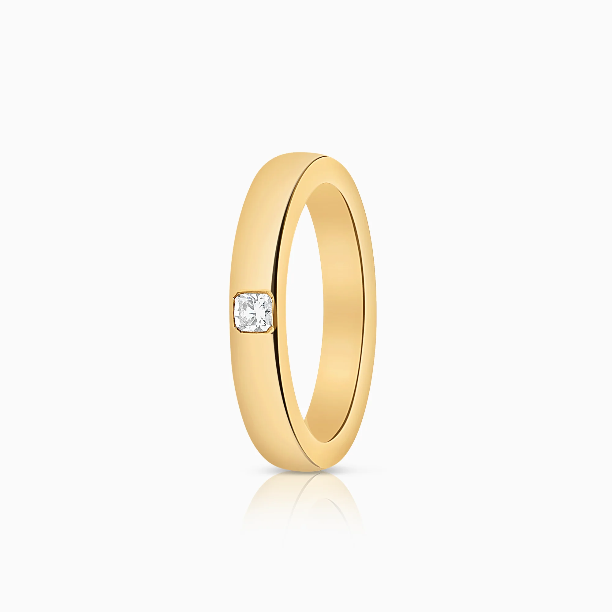 Diamond ring 0.12ct 18K gold