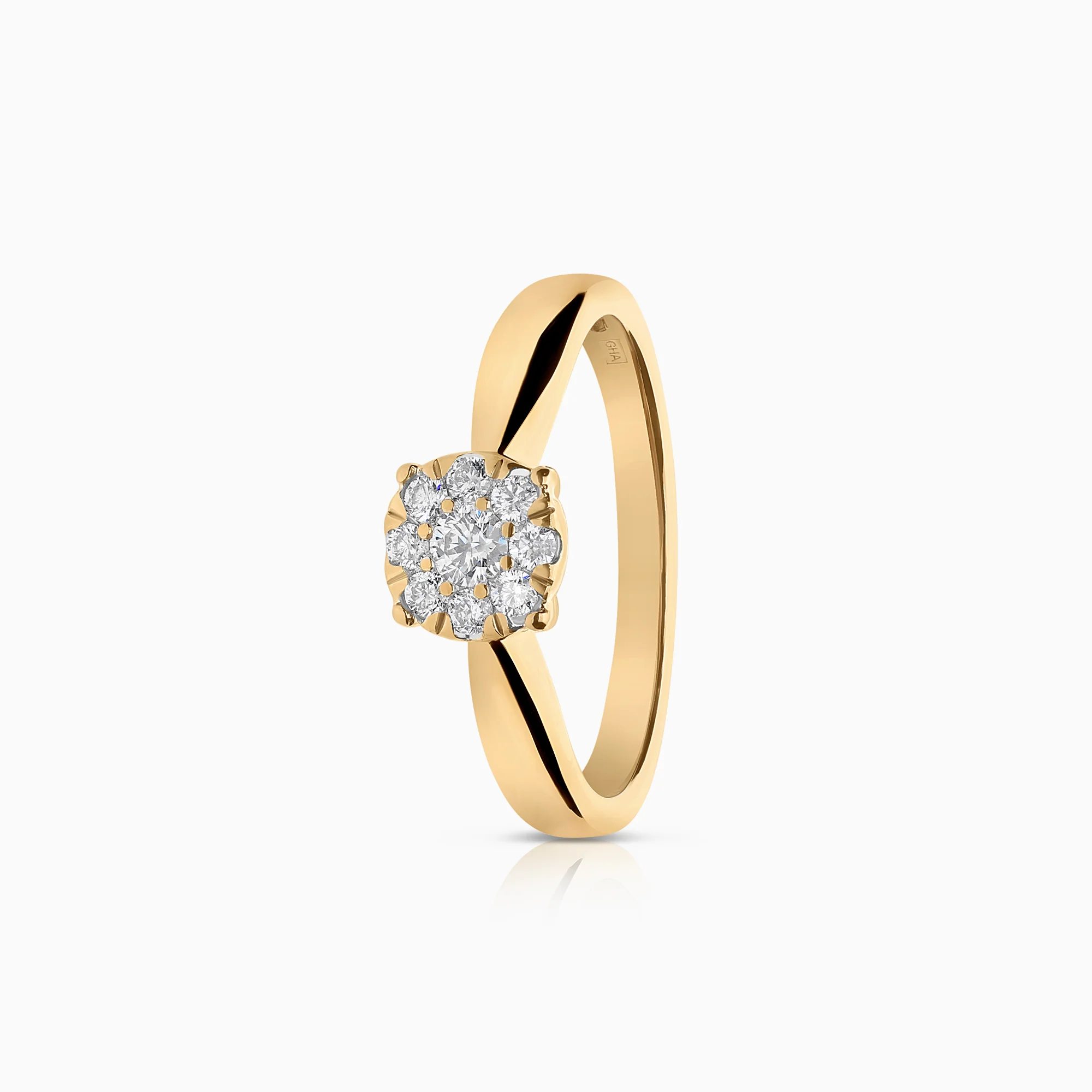 Diamond ring 0.20ct 18K gold