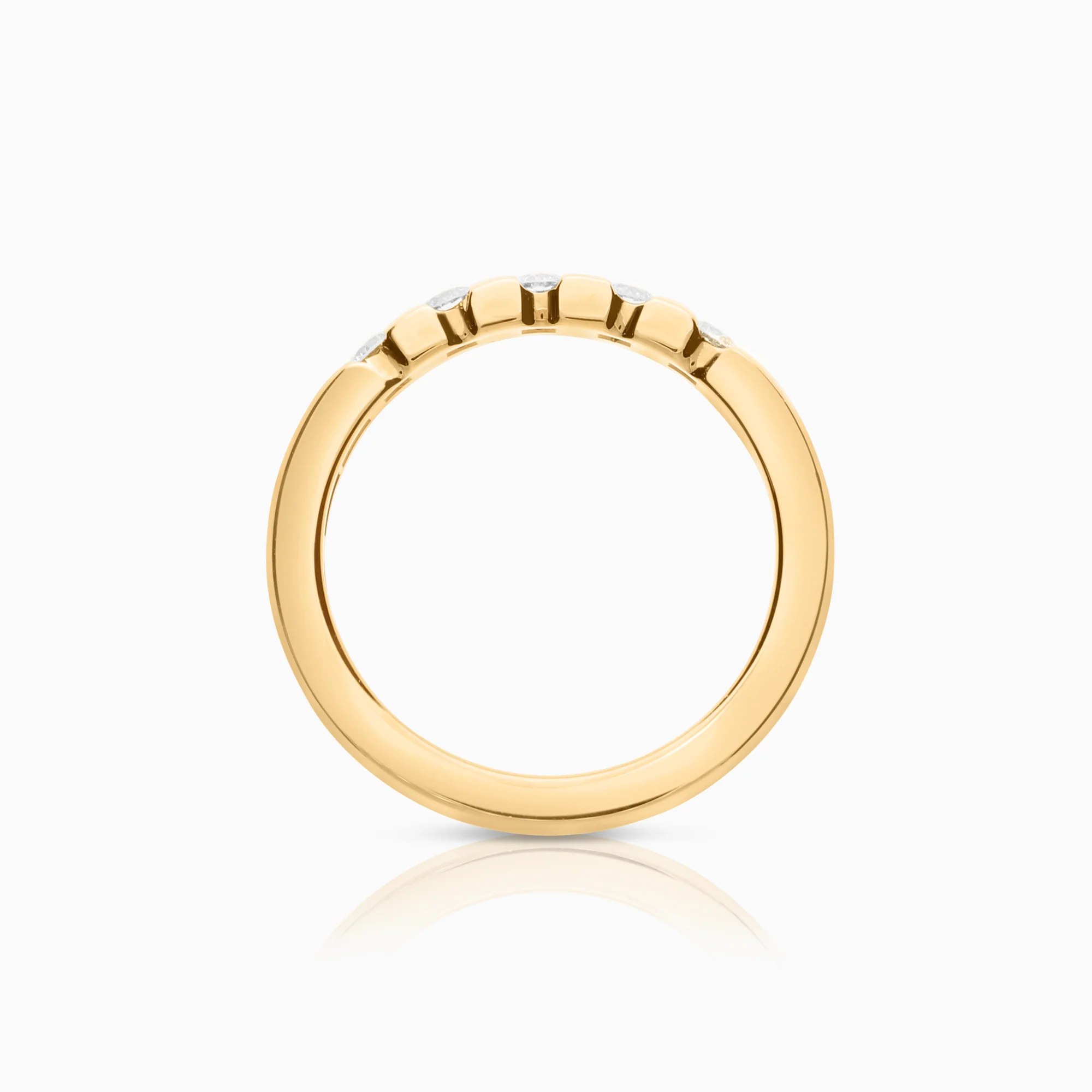 Diamond ring 0.20ct 18K gold - Image 2