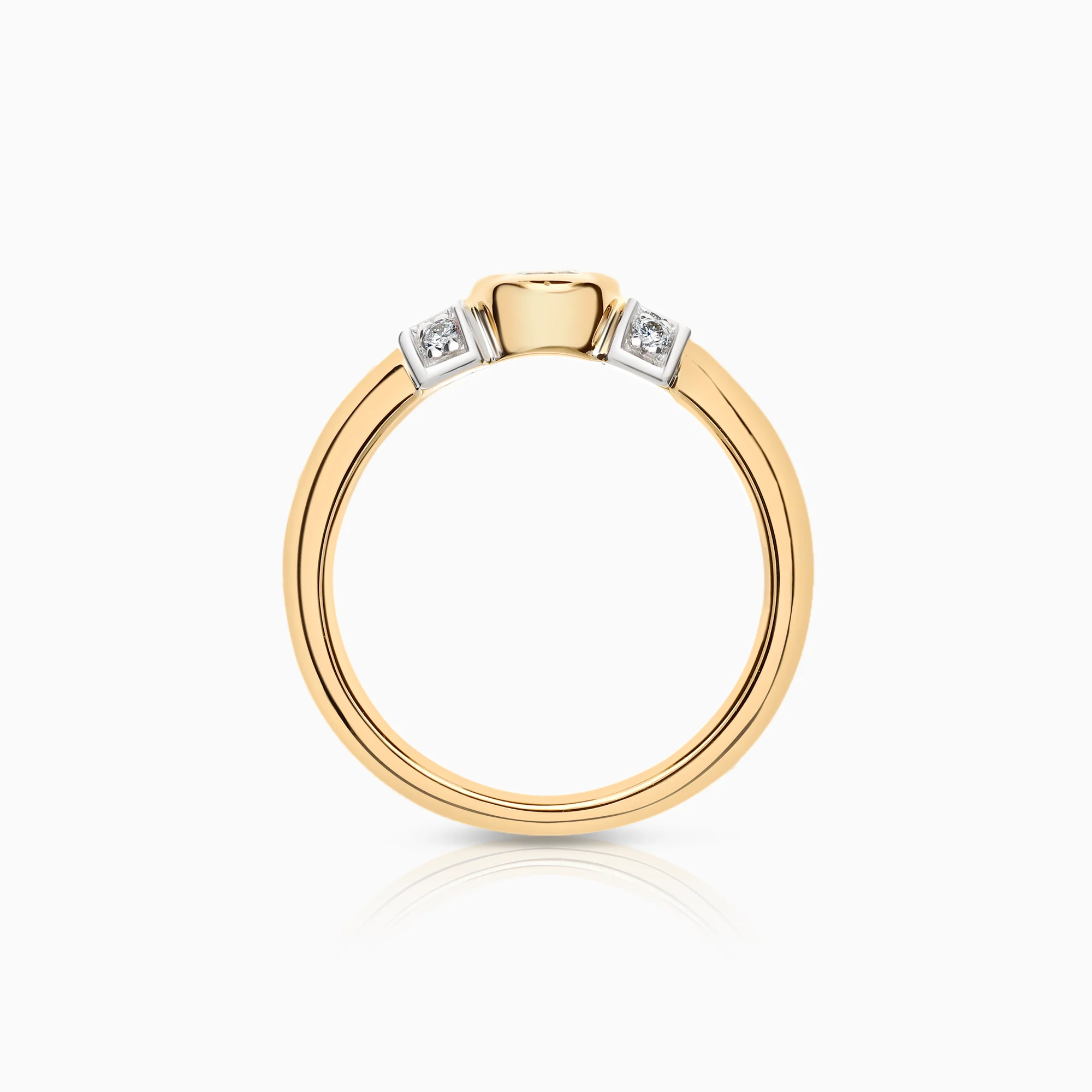 Diamond ring 0.25 ct 18K white gold - Image 2
