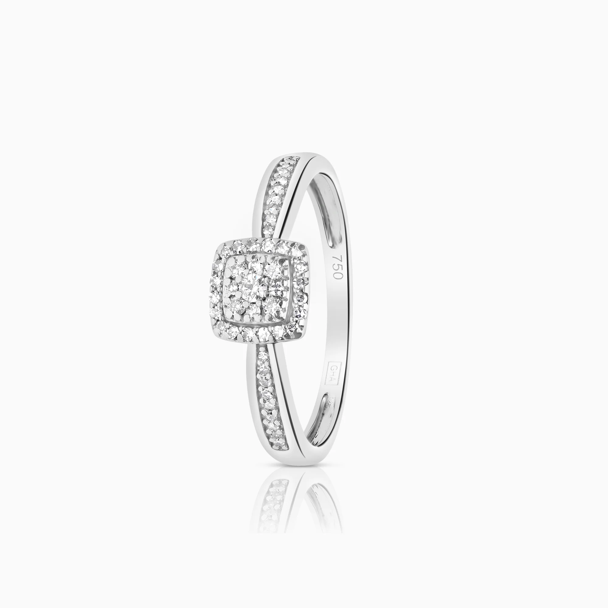 Diamond Ring 0.15 18K White Gold