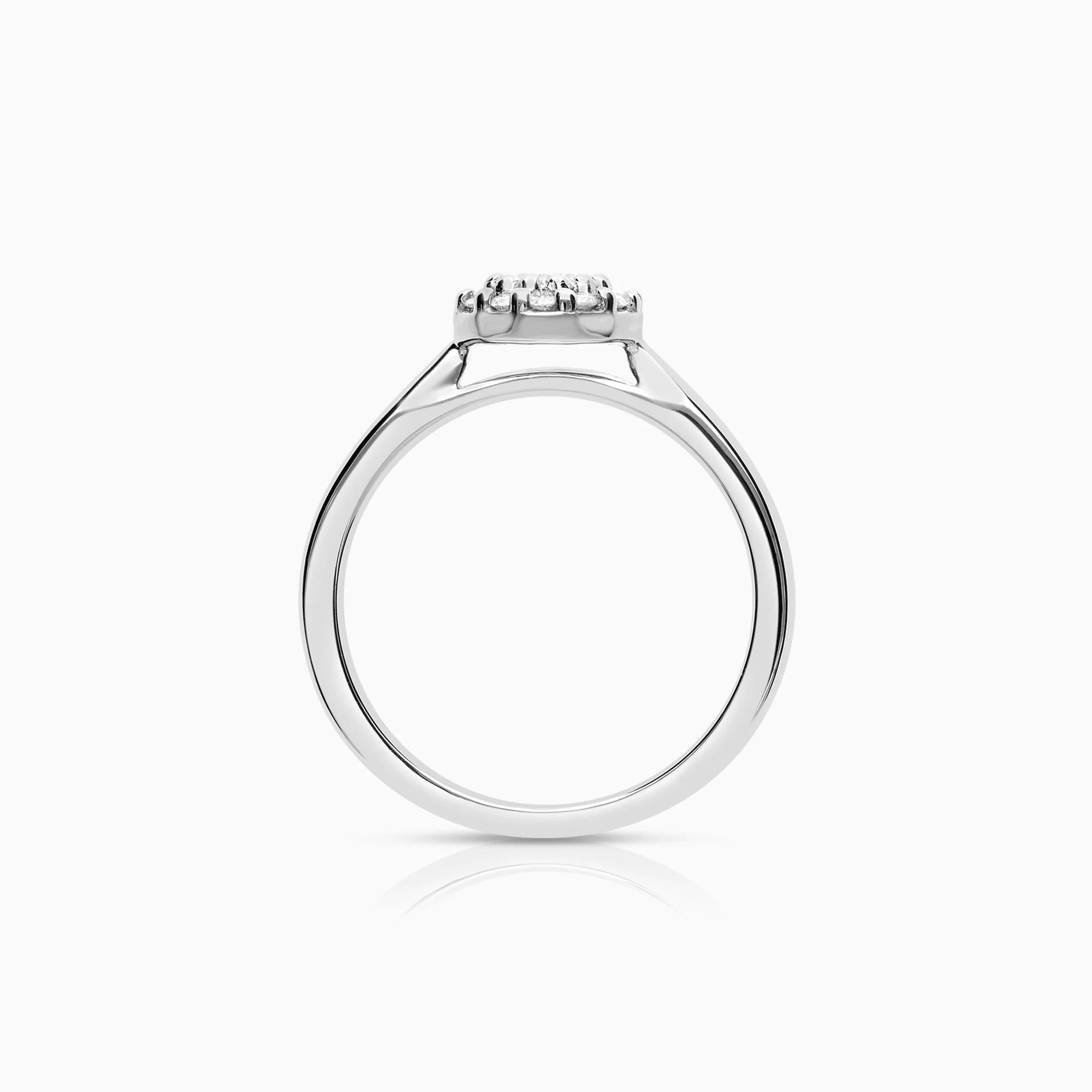 Diamond ring 0.32ct 18K white gold - Image 2