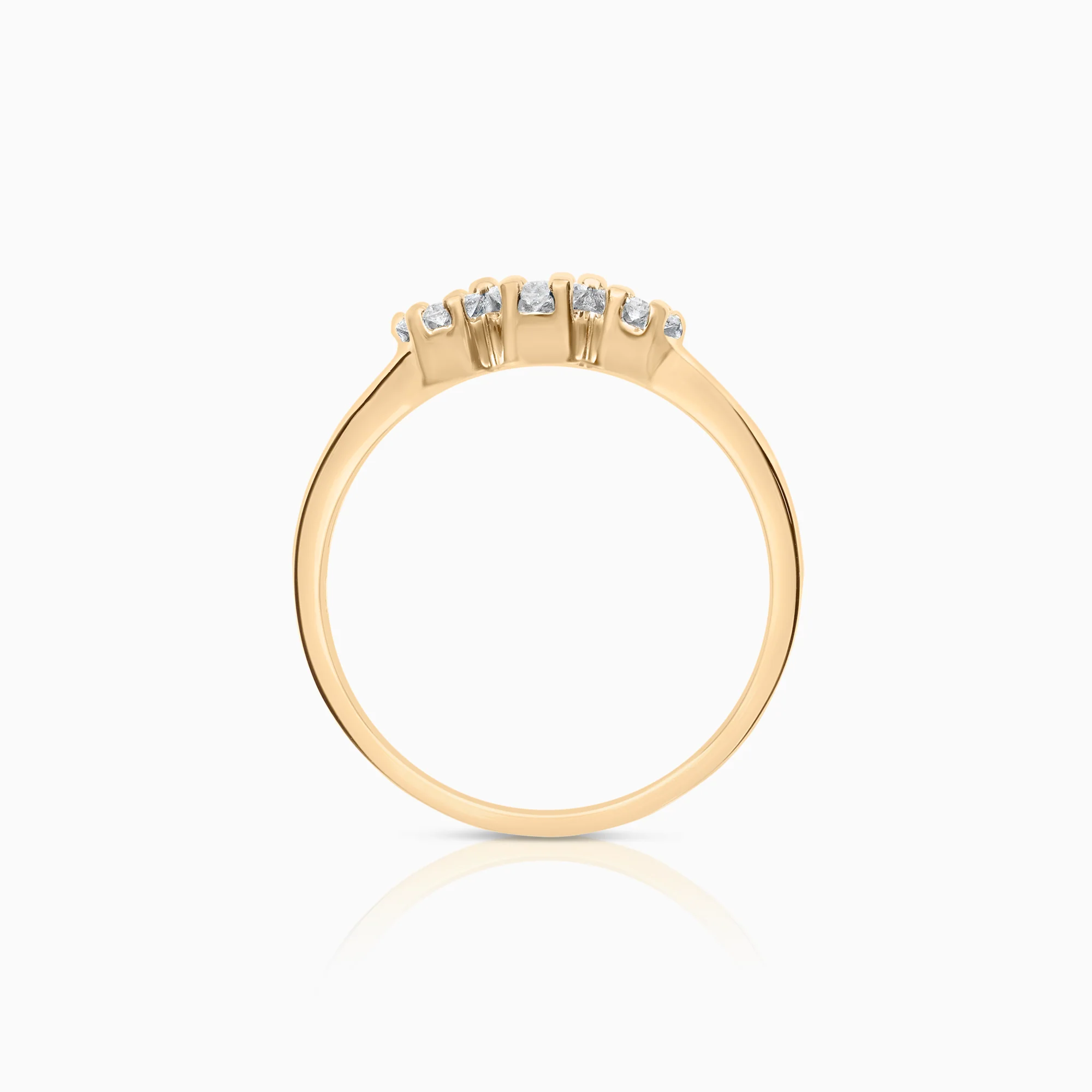 Diamond ring 0.35ct 18K gold - Image 2