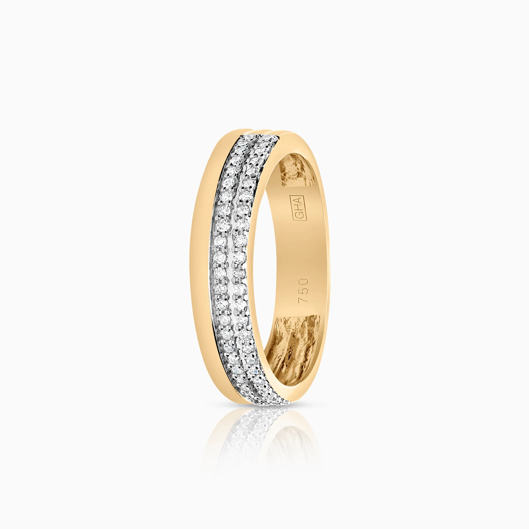 Diamond ring 0.37ct 18K gold