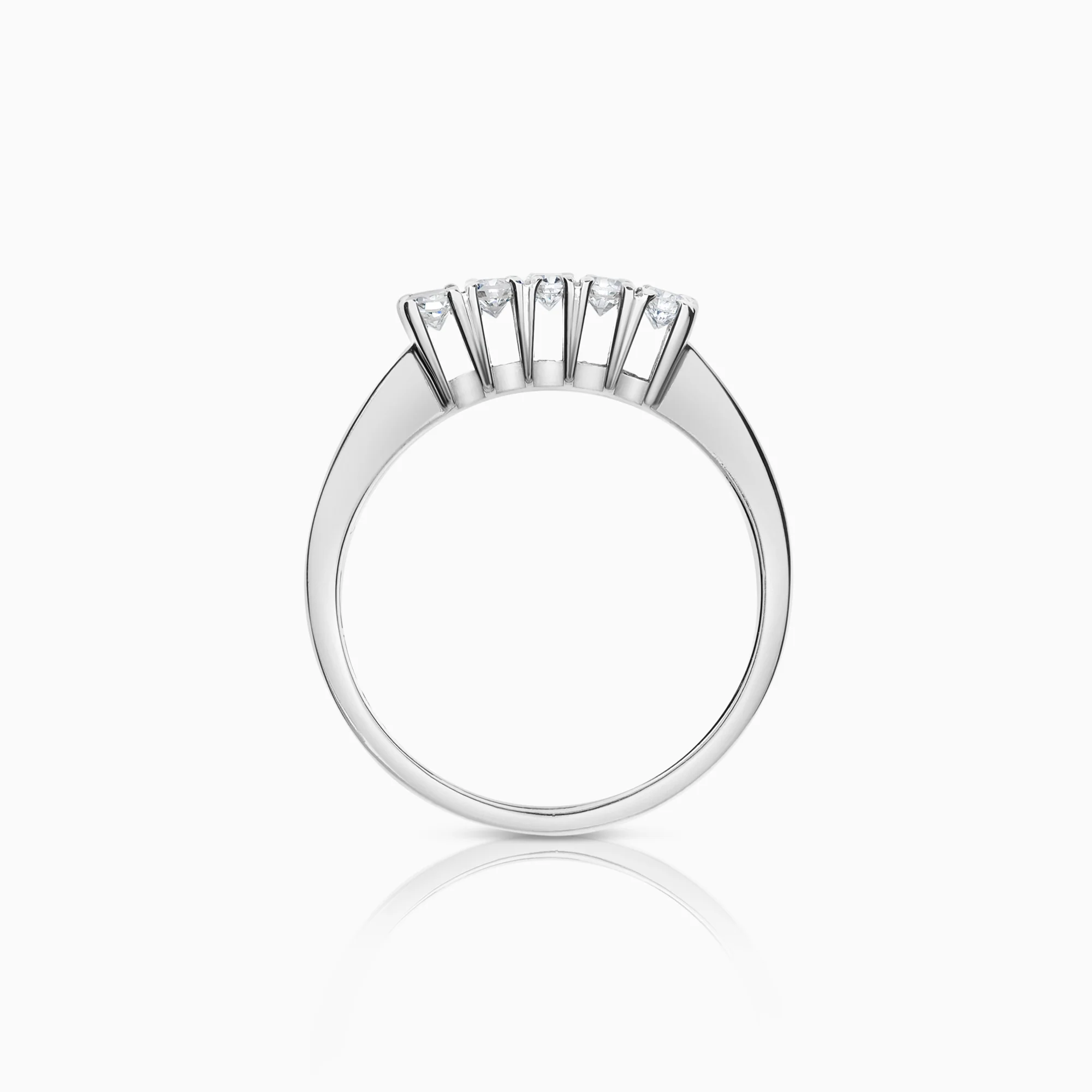 Diamond ring 0.48ct 18K white gold - Image 2