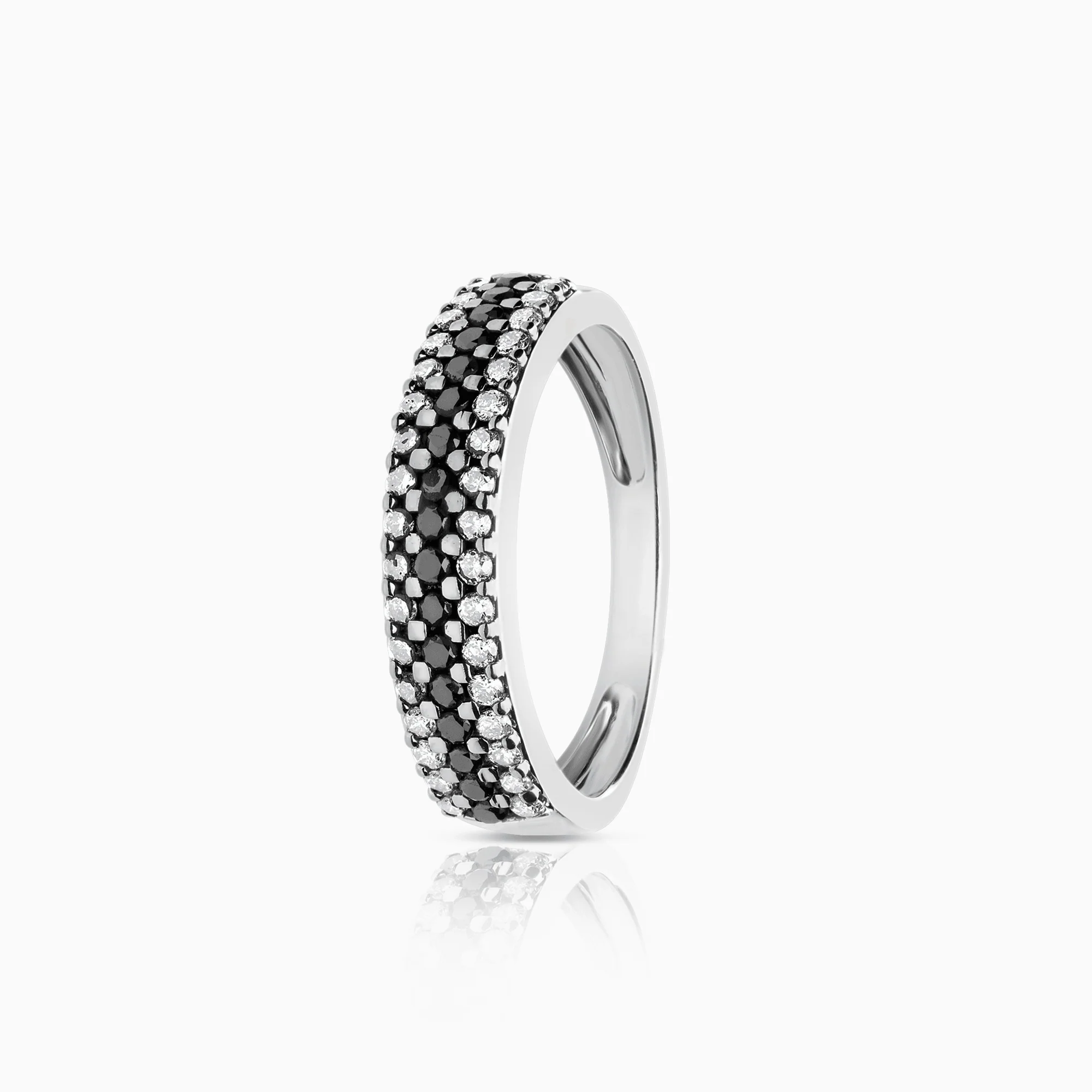 Diamond ring 0.51ct 18K white gold