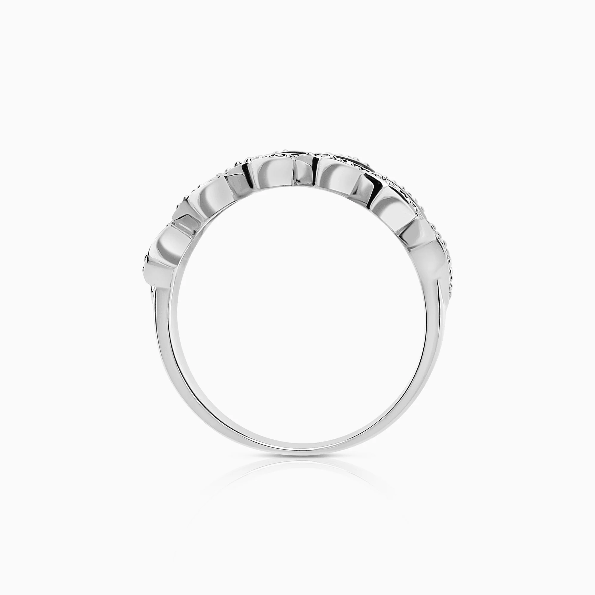 Diamond ring 0.58ct 18K white gold - Image 2