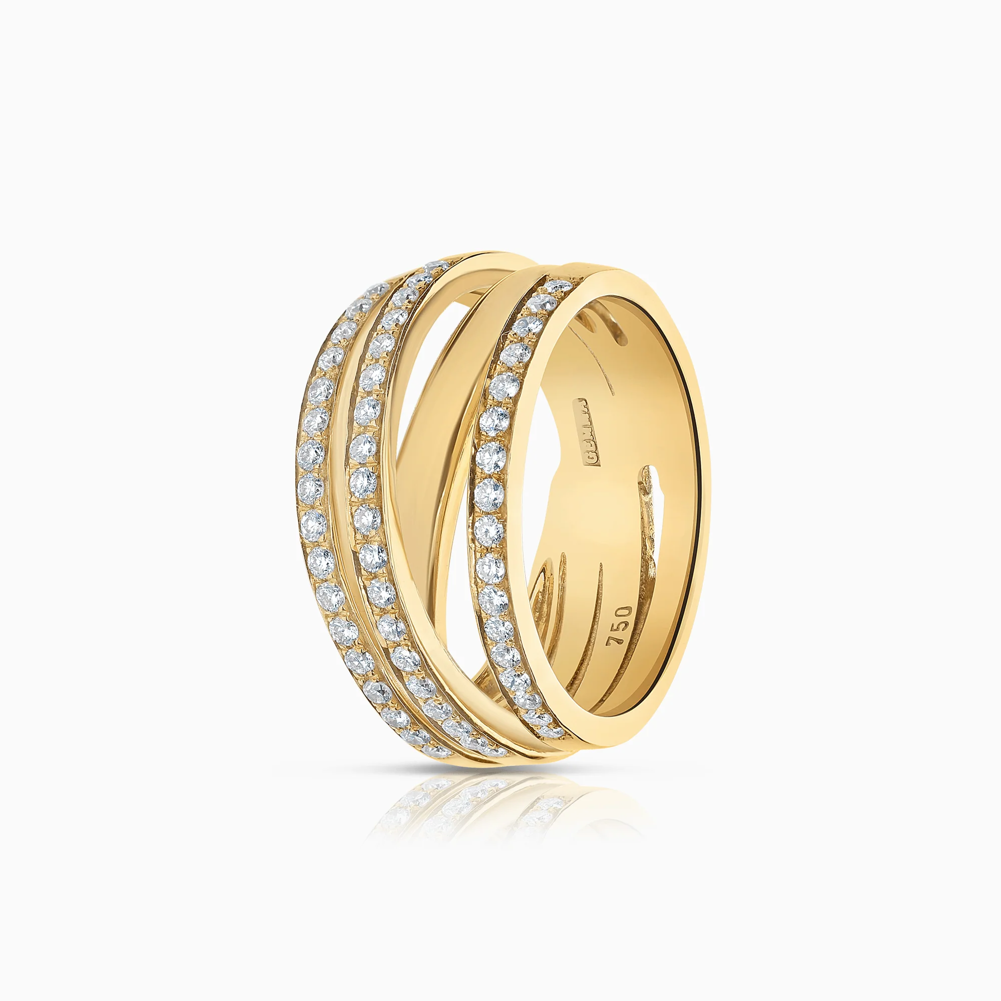 Diamond ring 0.65ct 18K gold