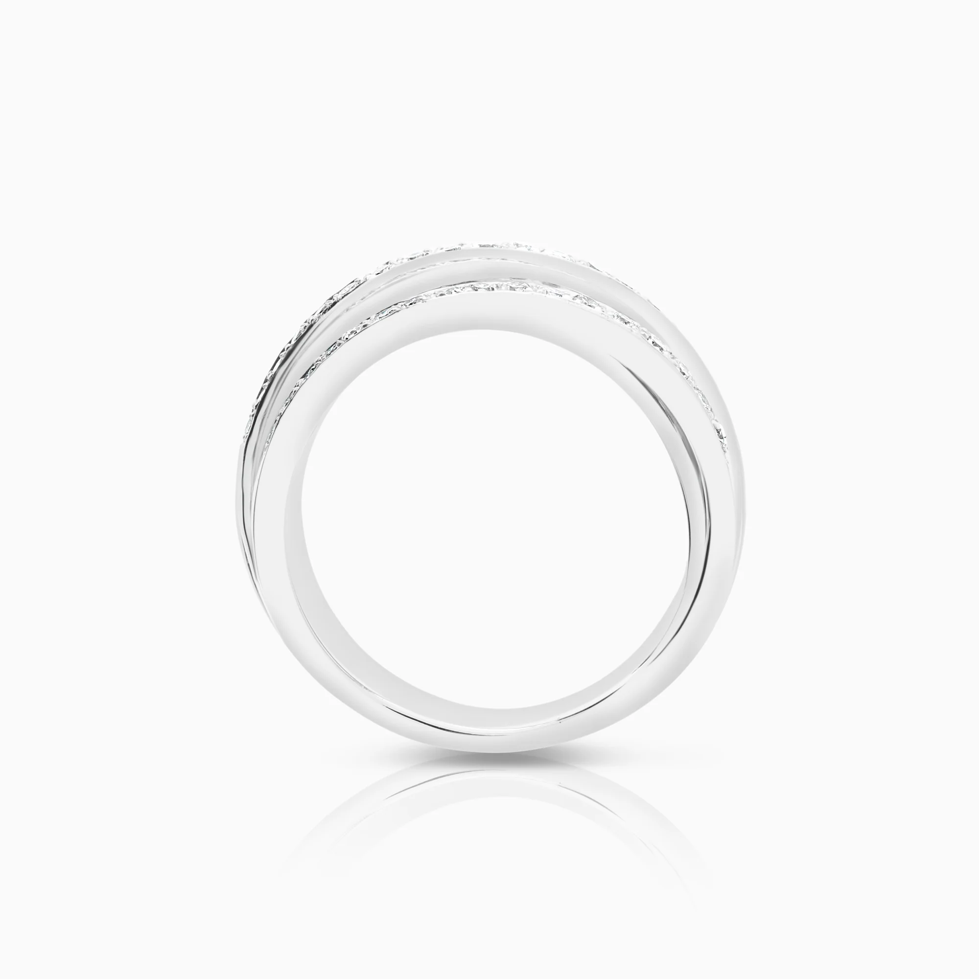 Diamond ring 0.65ct 18K white gold - Image 3
