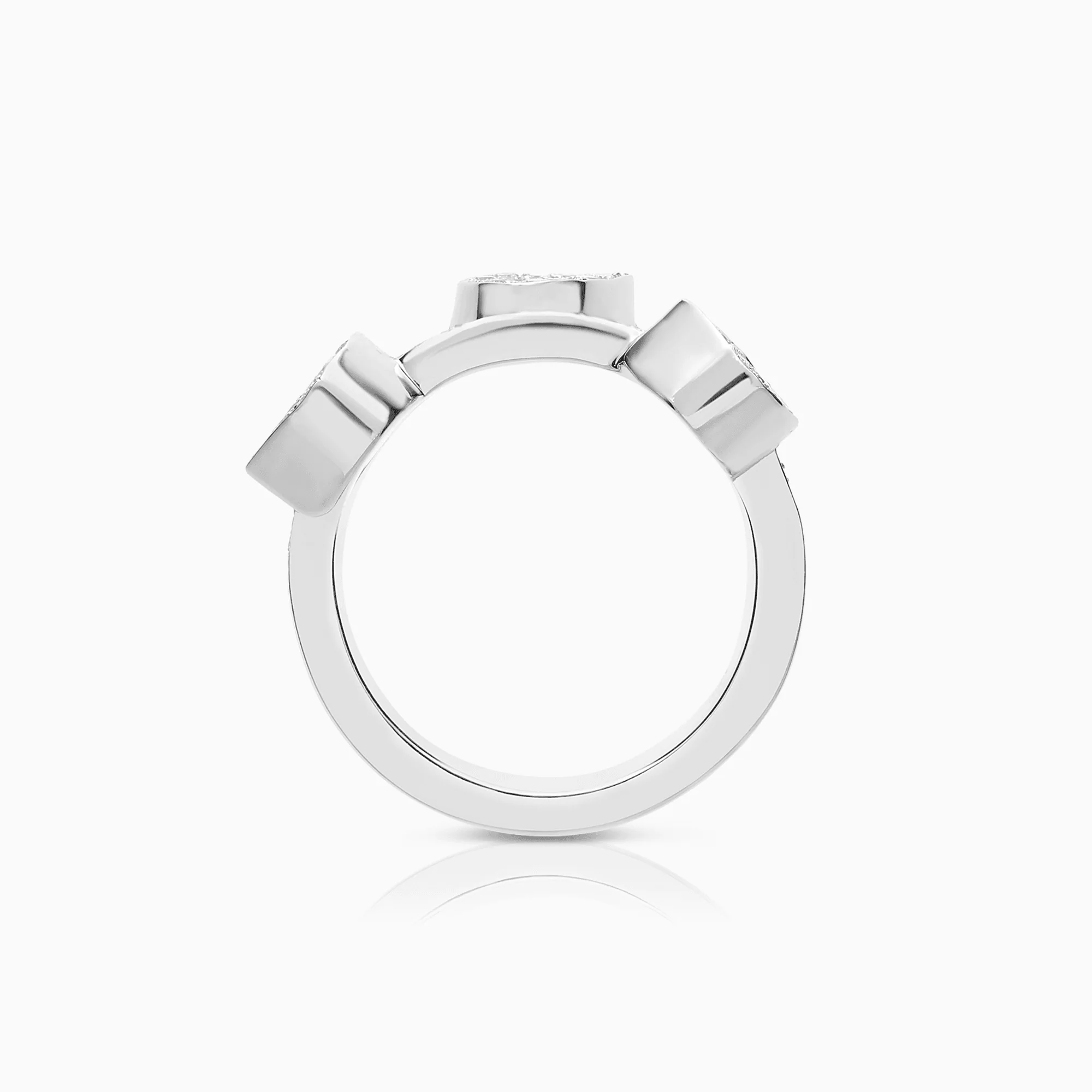Diamond ring 0.67ct 18K white gold - Image 2