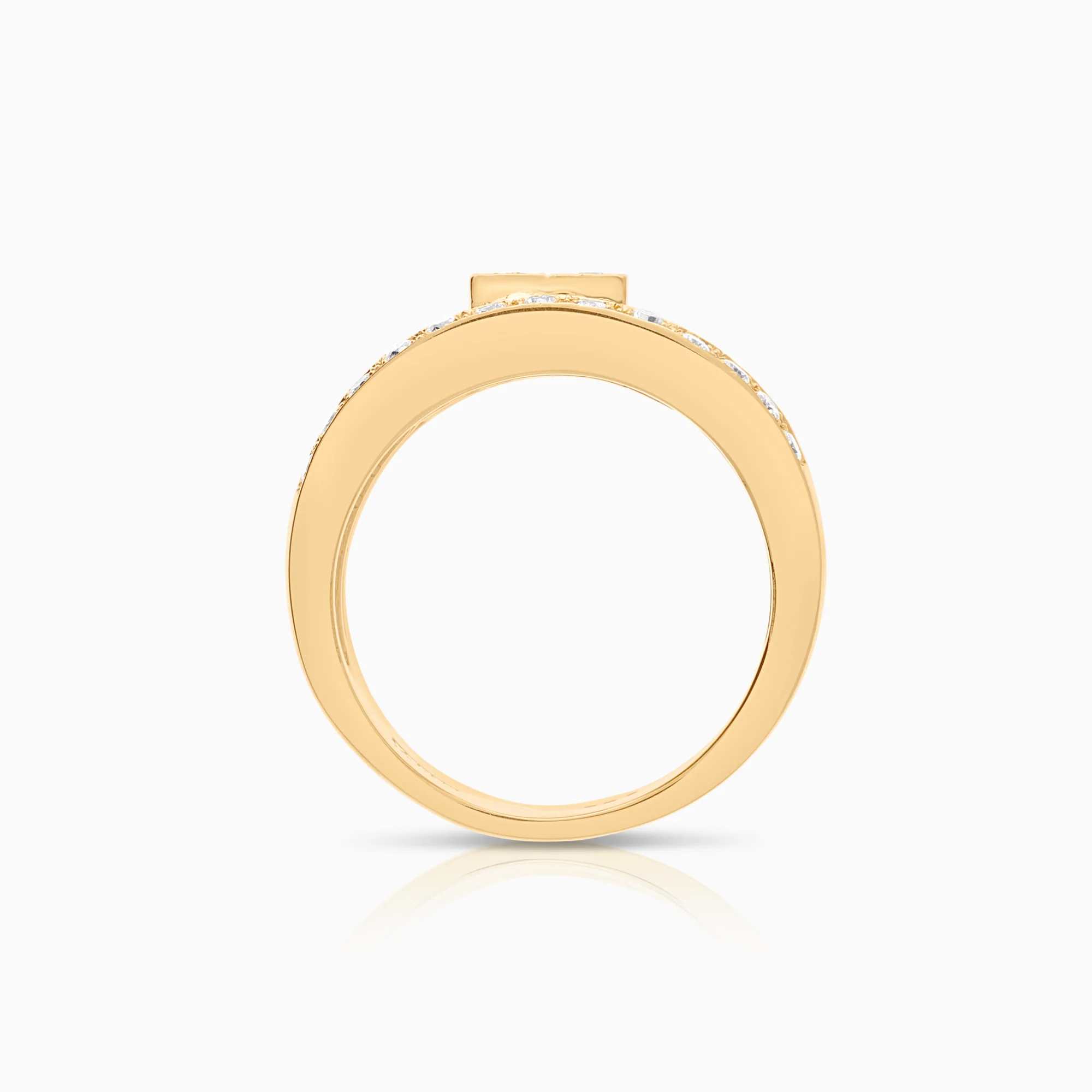 Diamond ring 0.75ct 18K gold - Image 3