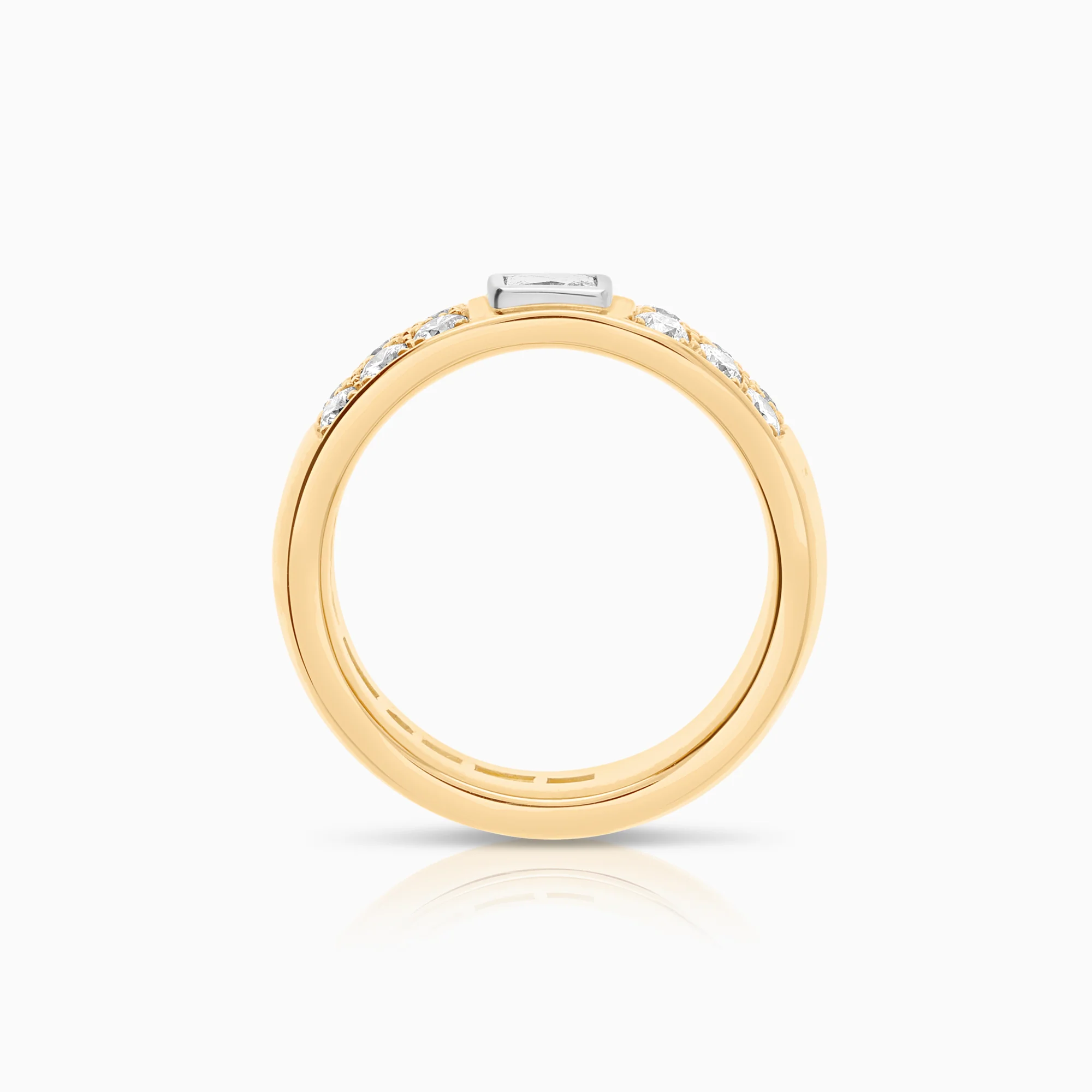 Diamond ring 0.84ct 18K gold - Image 3