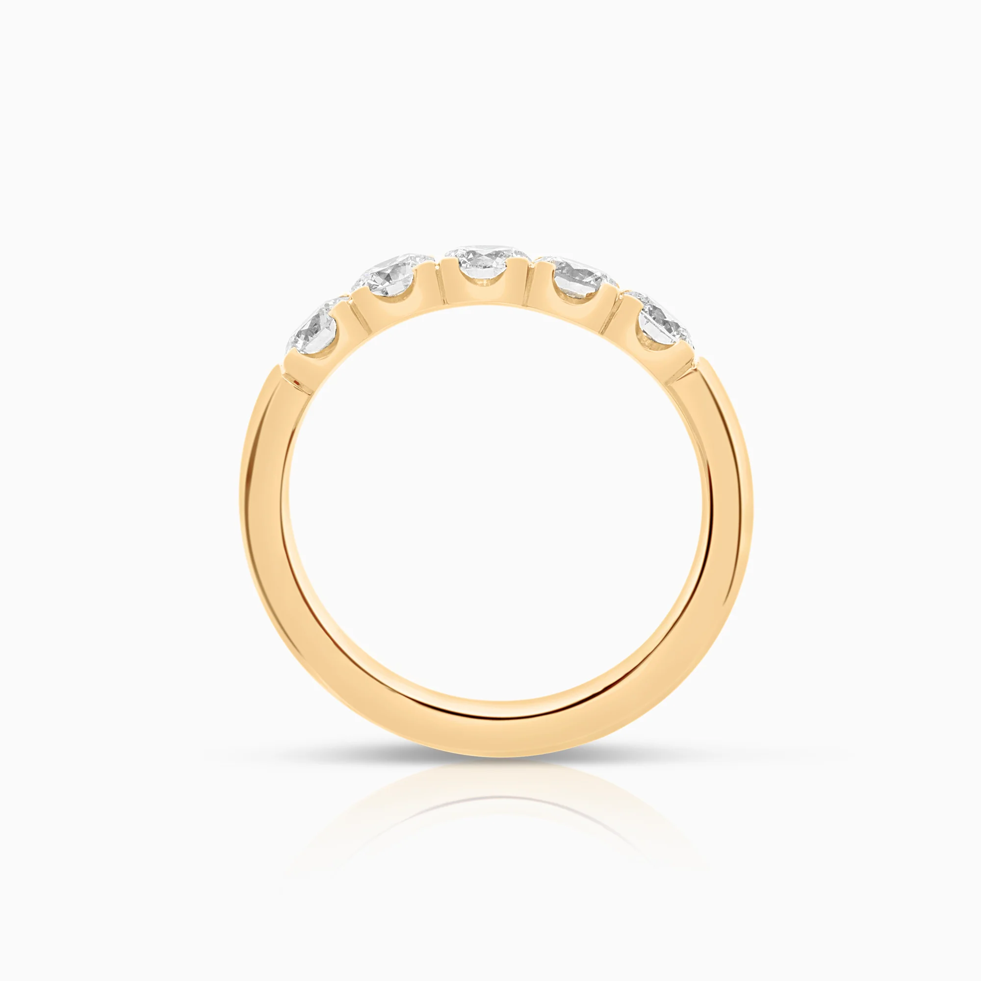 Diamond ring 1.02ct 18K gold - Image 3