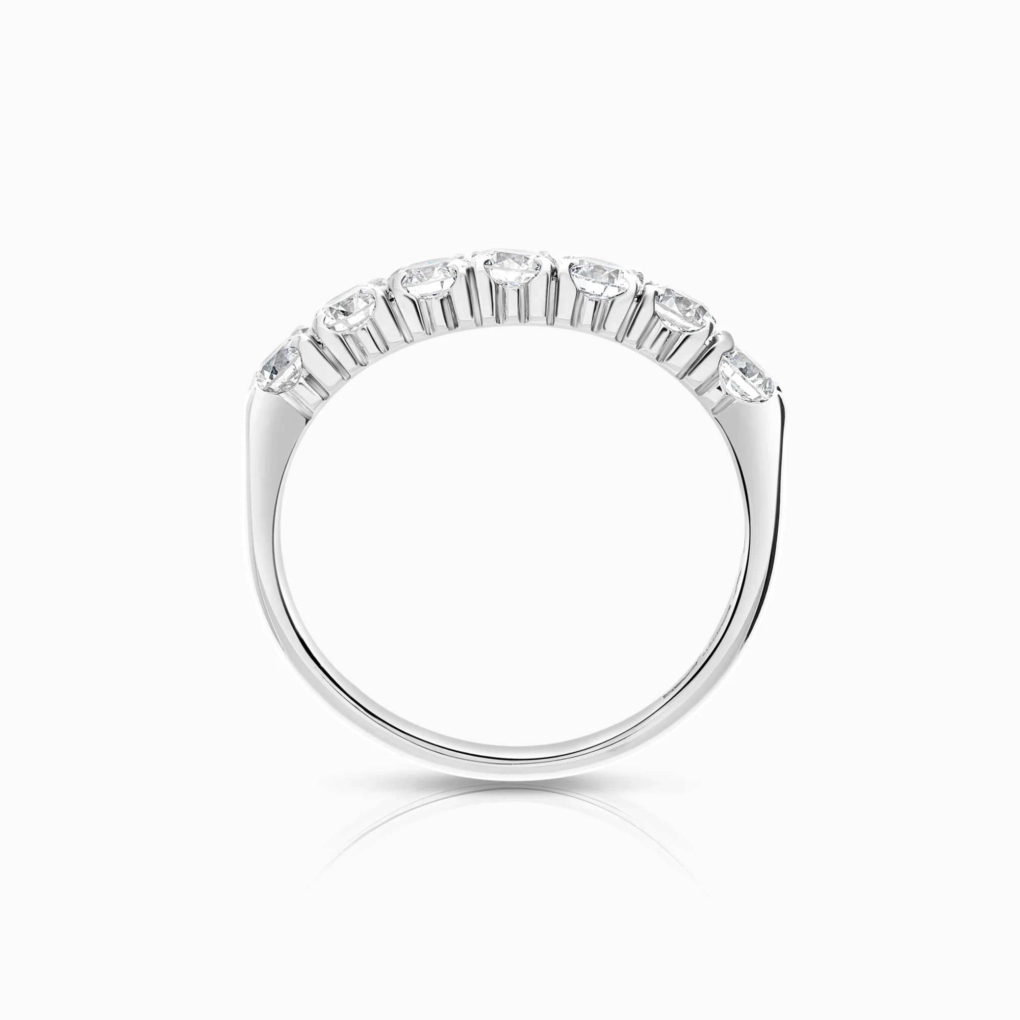 Diamond ring 1.05ct 18K white gold - Image 2