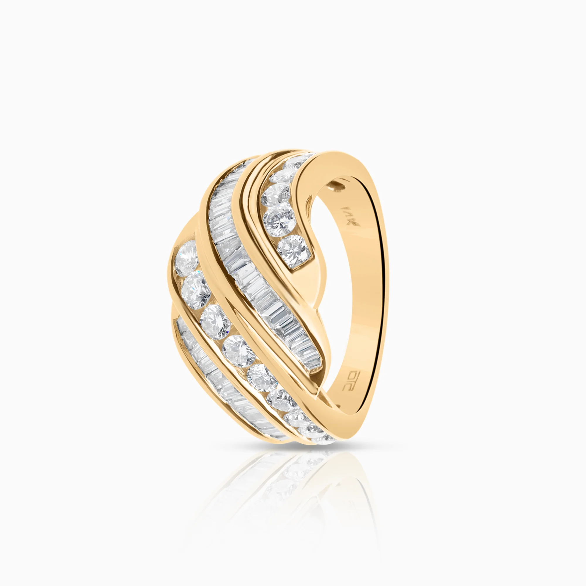 Diamond ring 1.20ct 14K gold