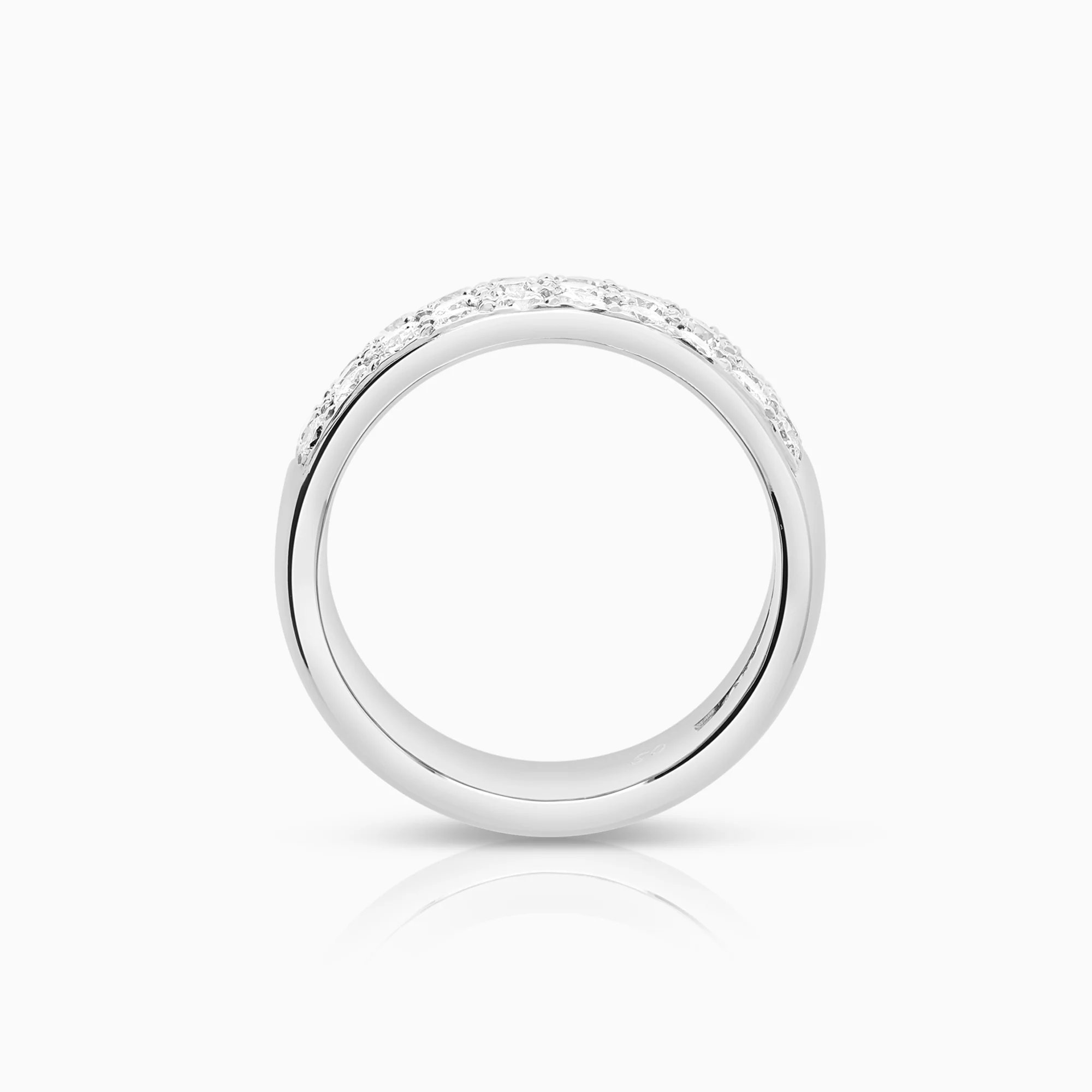 Diamond ring 1.50ct 18K white gold - Image 2