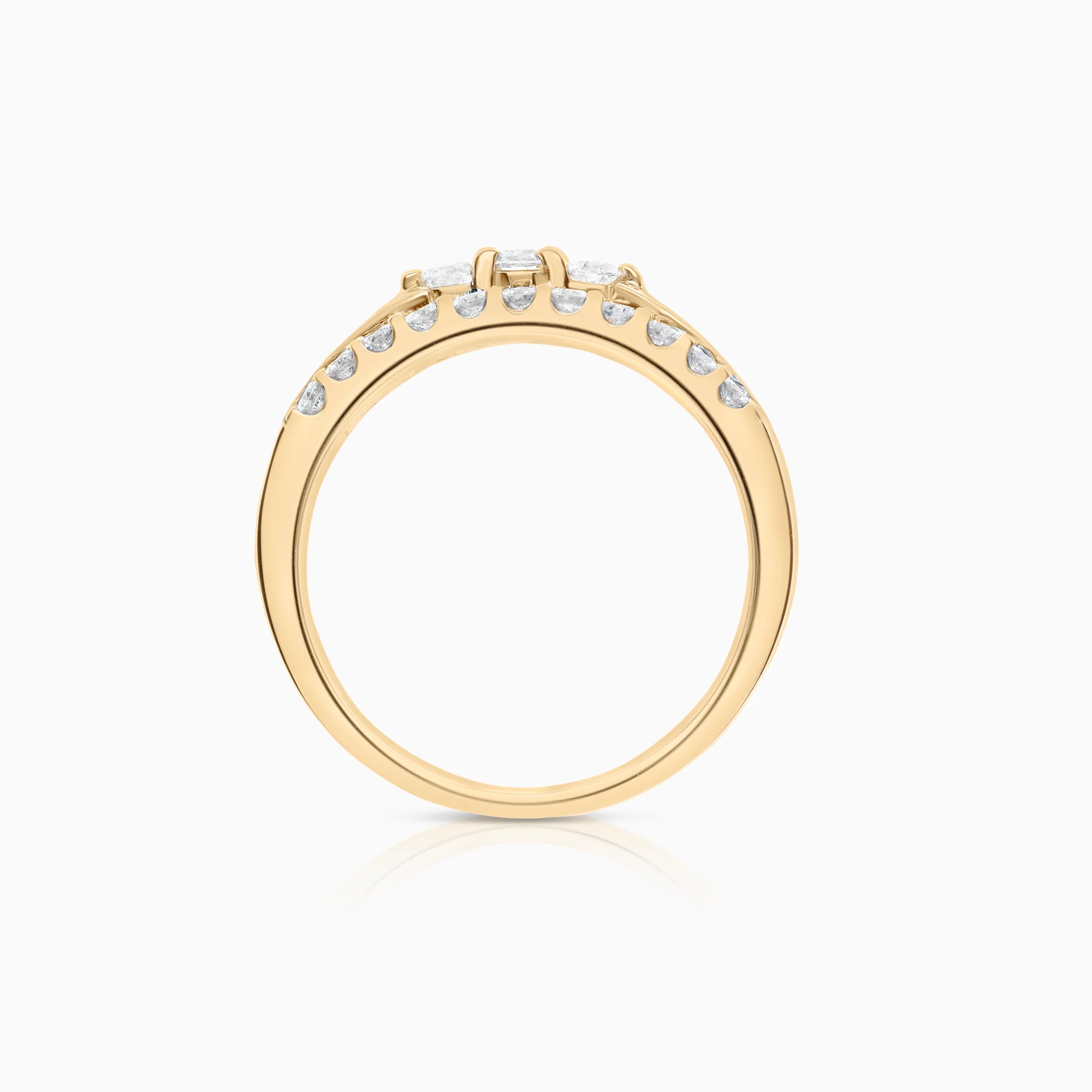 Diamond ring 1.00ct 18K gold - Image 2