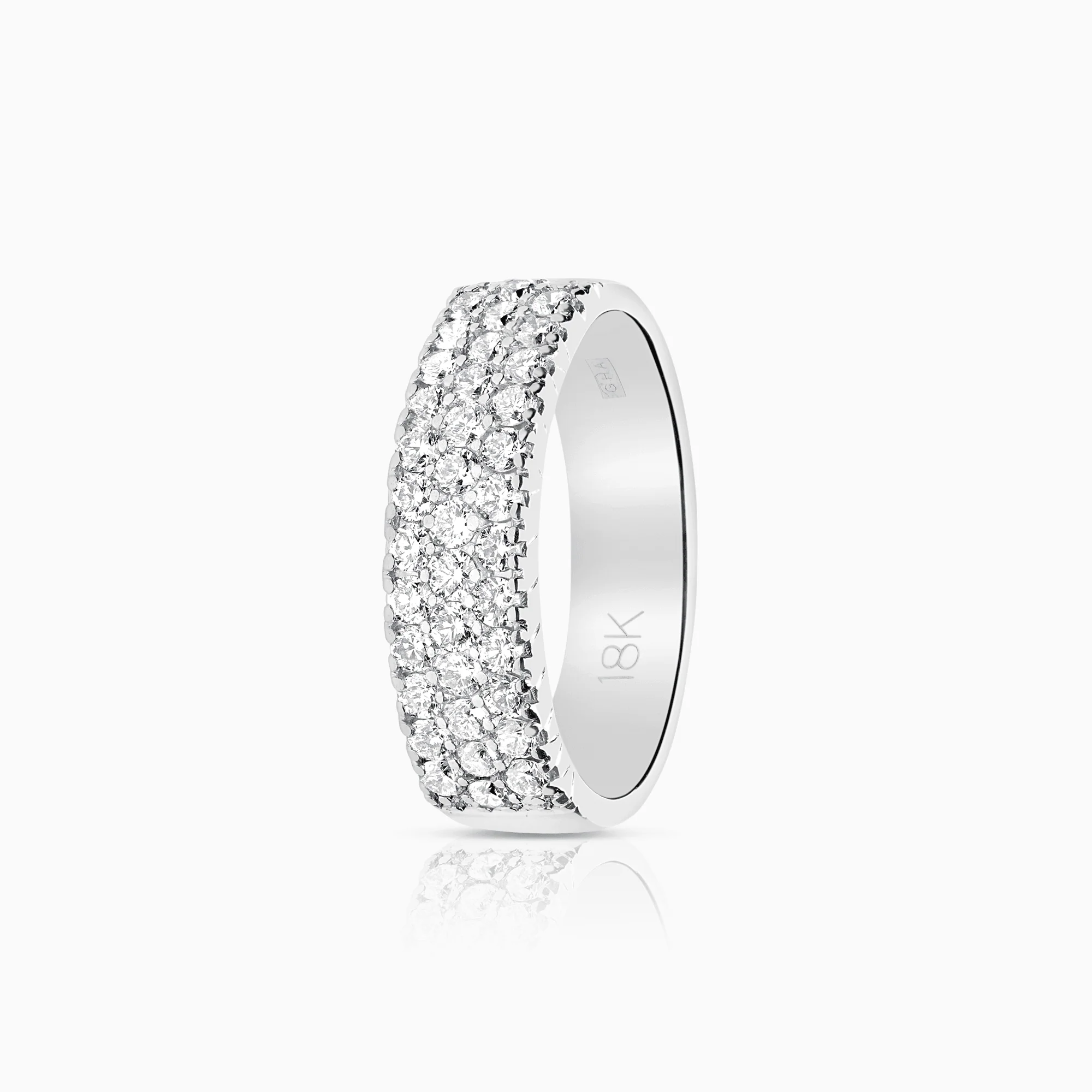 Diamond Ring 1.00ct 18K White Gold