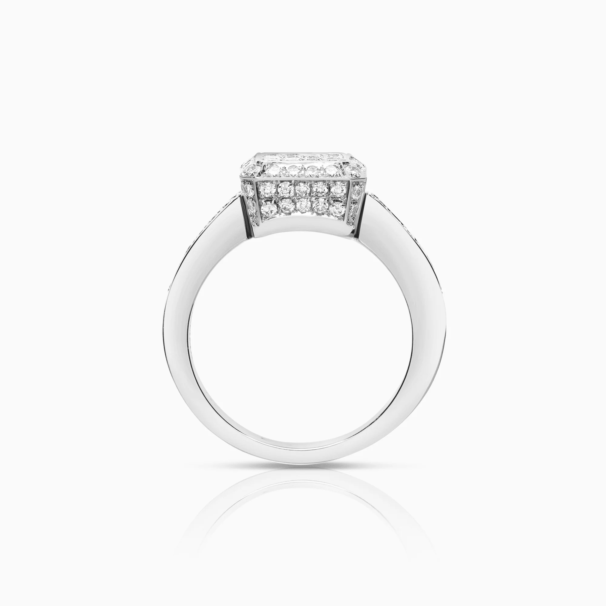 Diamond Ring 1.00ct 18K White Gold - Image 2