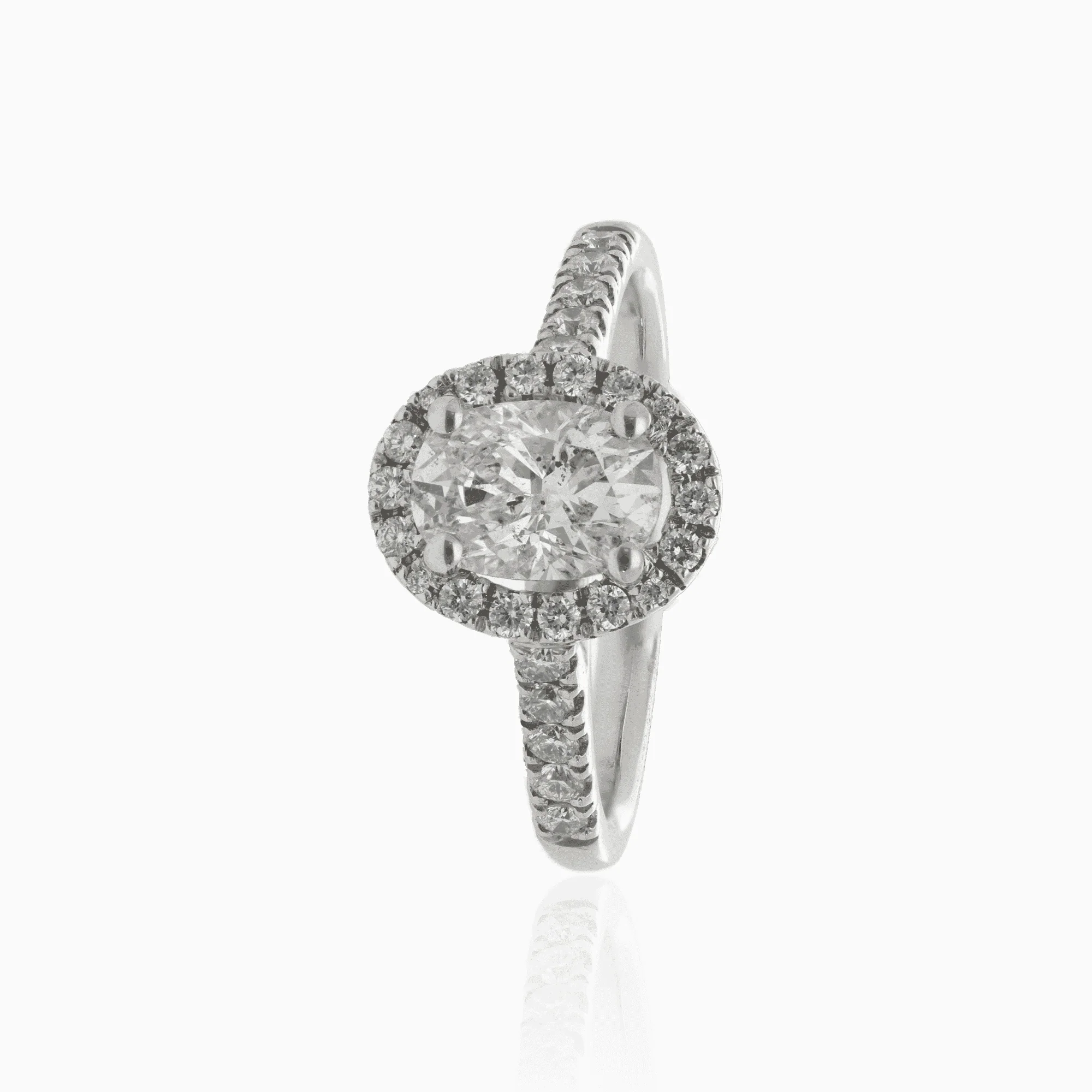 Diamond ring 1.41ct 18K