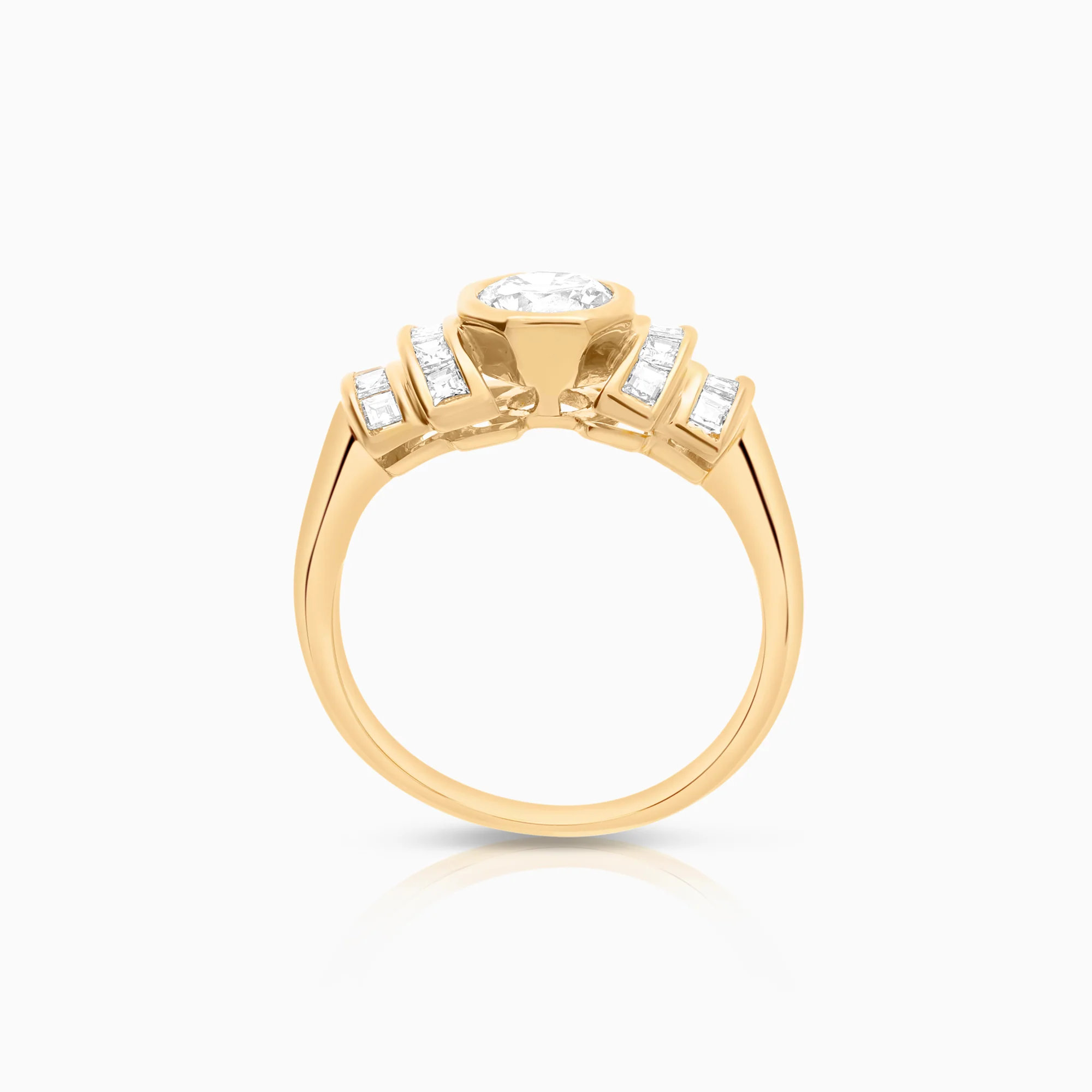 Diamond ring 1.62ct 18K gold - Image 4