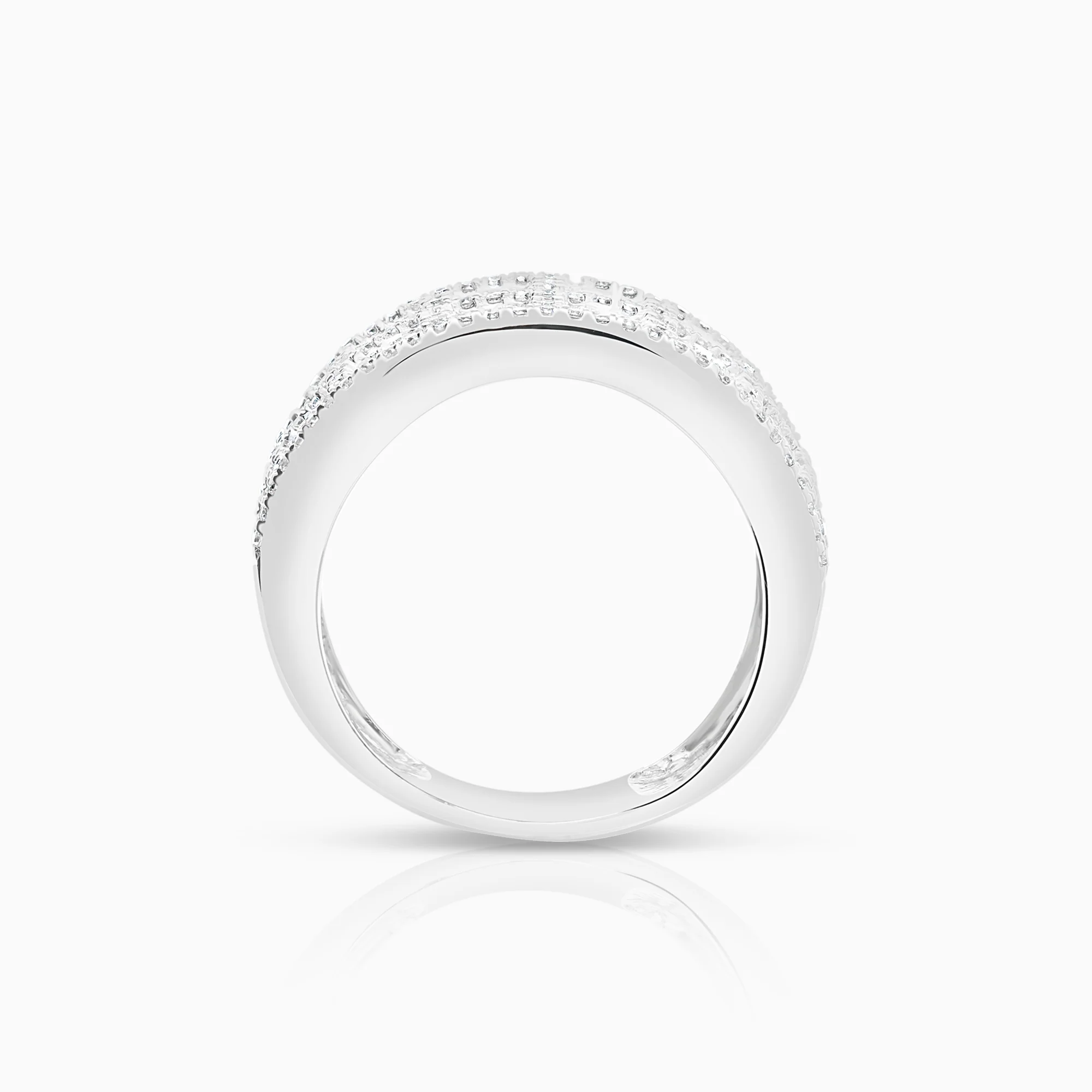 Diamond ring 2.09ct 14K white gold - Image 2