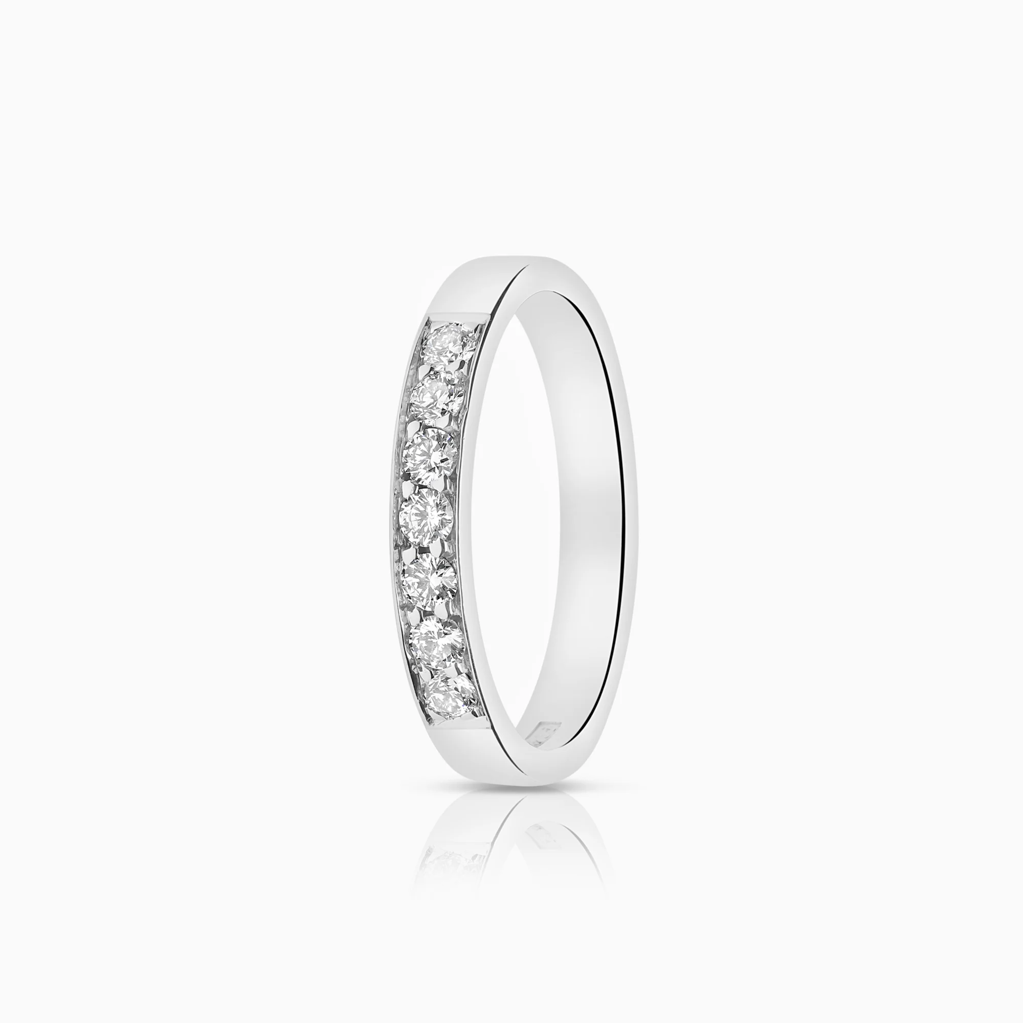 Diamond ring Eternity 0.25ct 18K white gold