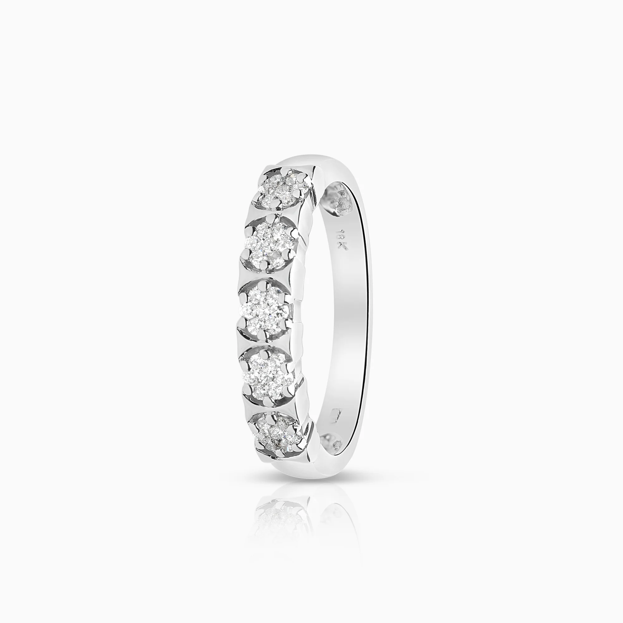 Diamond eternity ring 0.26ct 18K white gold