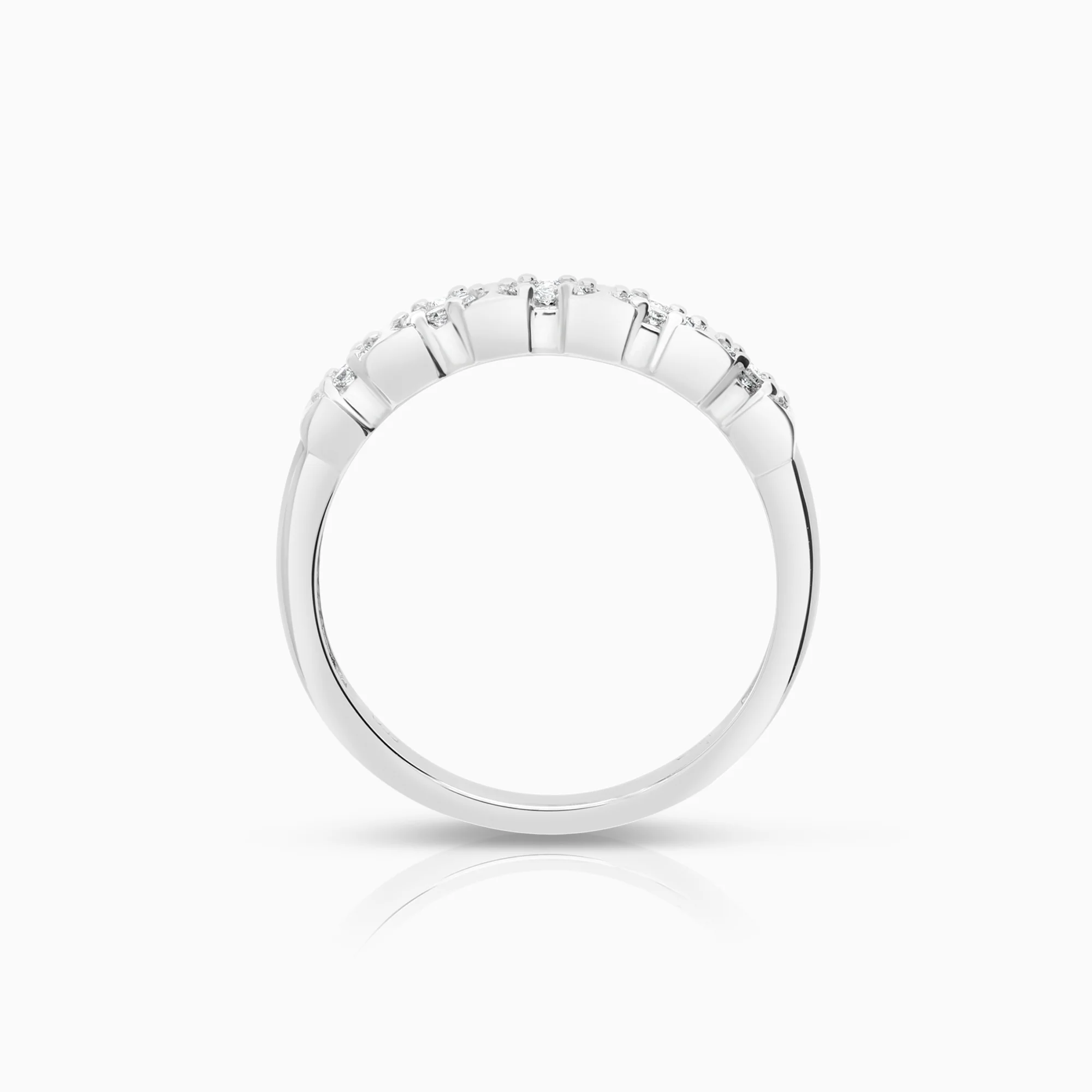 Diamond eternity ring 0.26ct 18K white gold - Image 2
