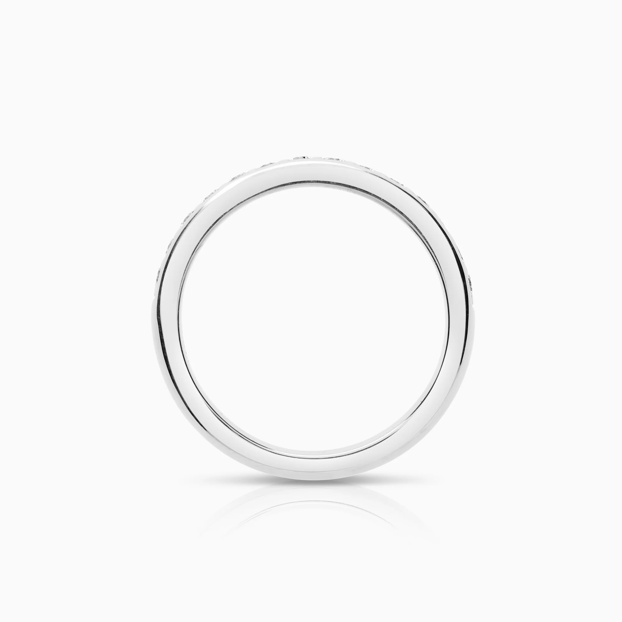 Diamond ring Eternity 0.28ct 18K white gold - Image 2