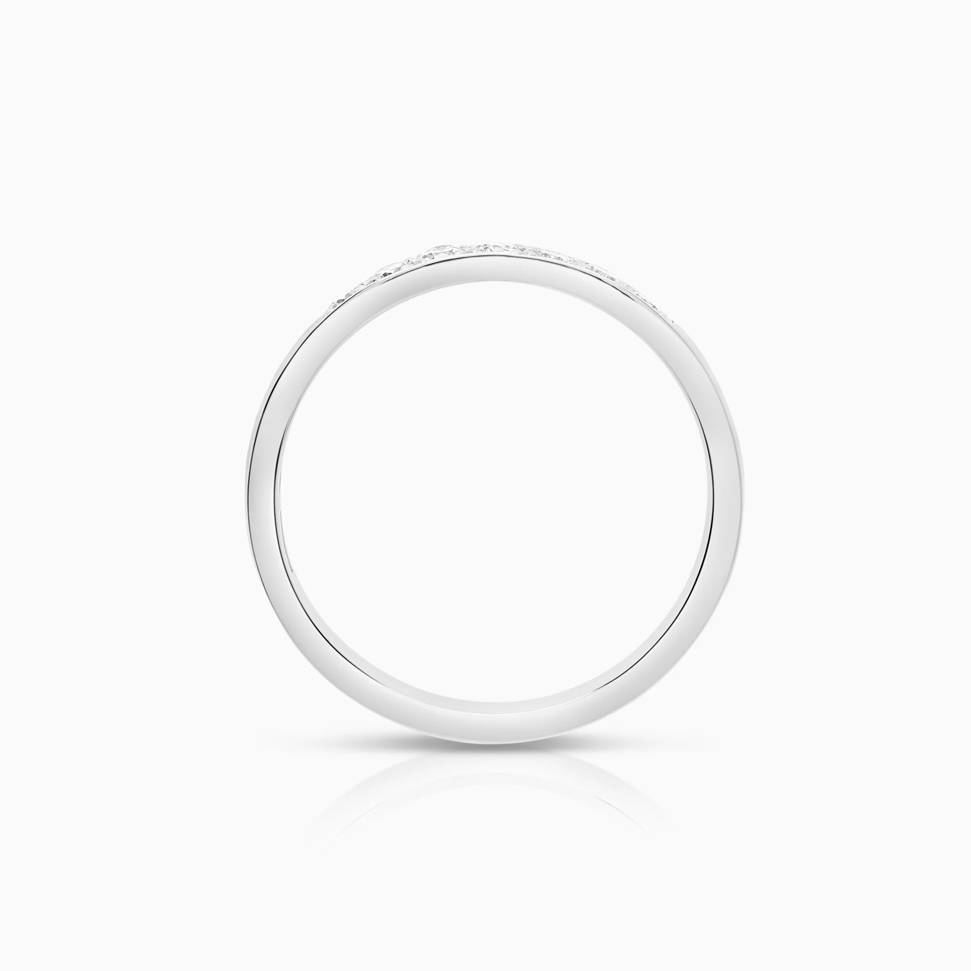 Diamond ring Eternity 0.35ct 18K white gold - Image 2