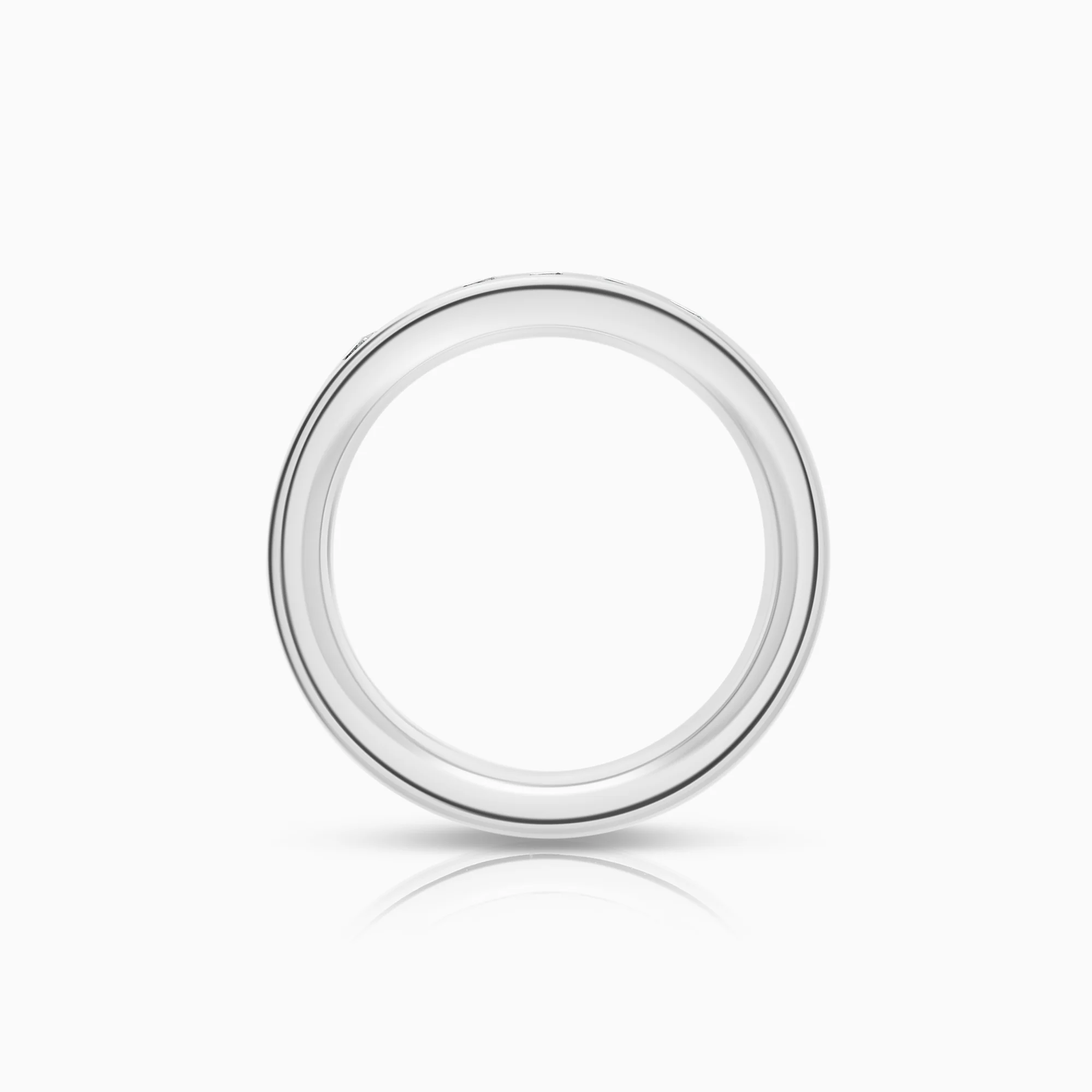 Diamond ring eternity 0.36ct 18K white gold - Image 2