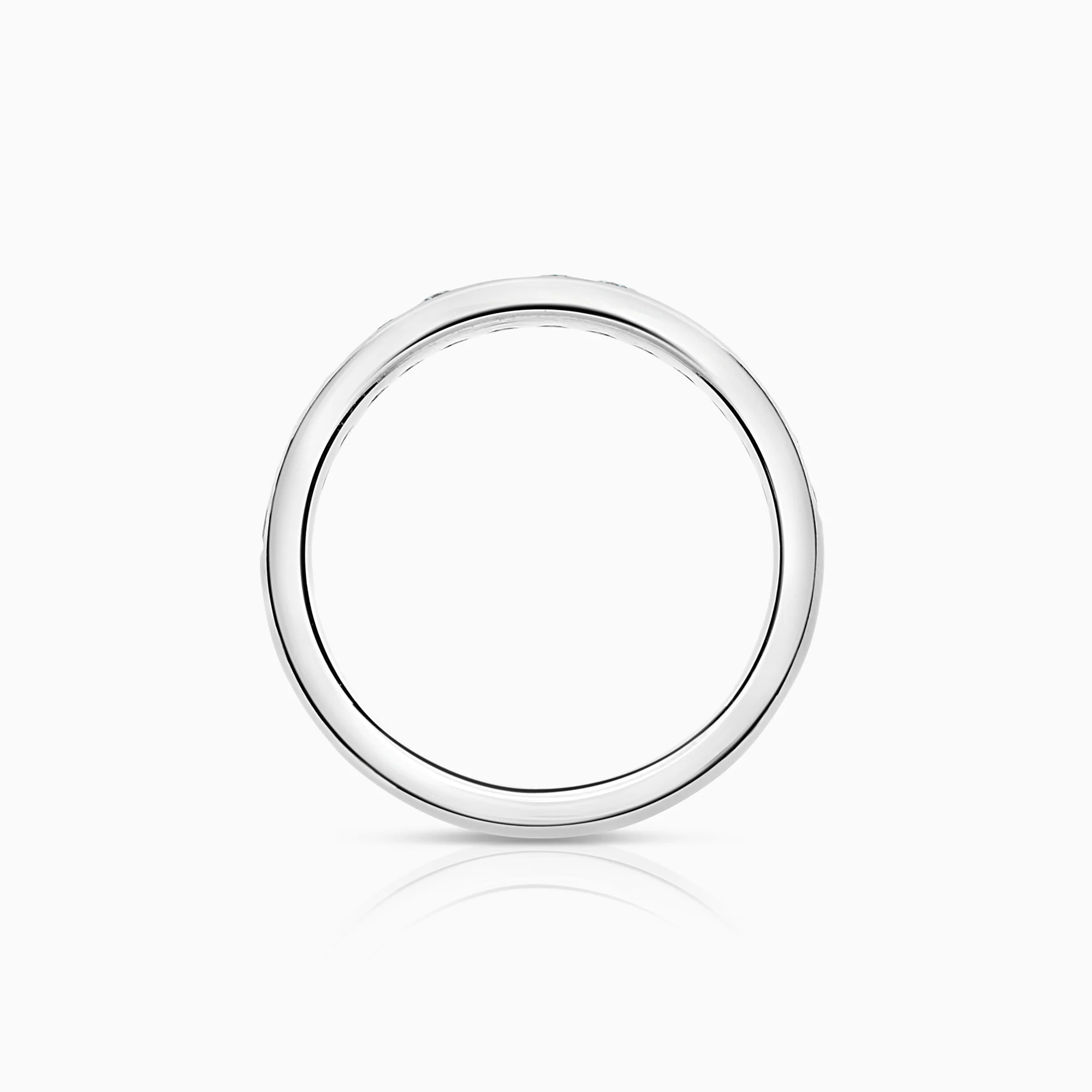 Diamond ring eternity 0.42ct 18K white gold - Image 2