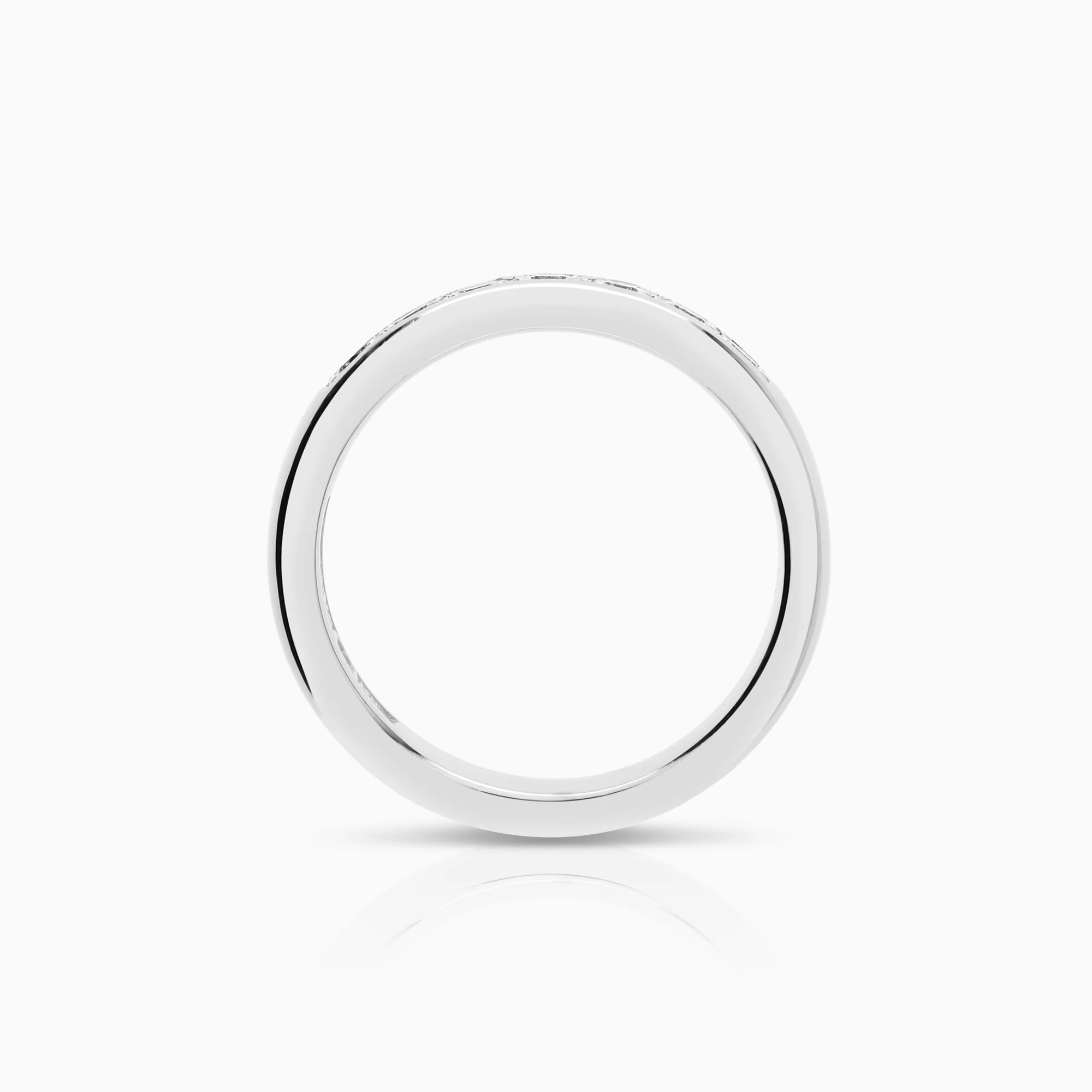 Diamond ring eternity 0.49ct 18K white gold - Image 2
