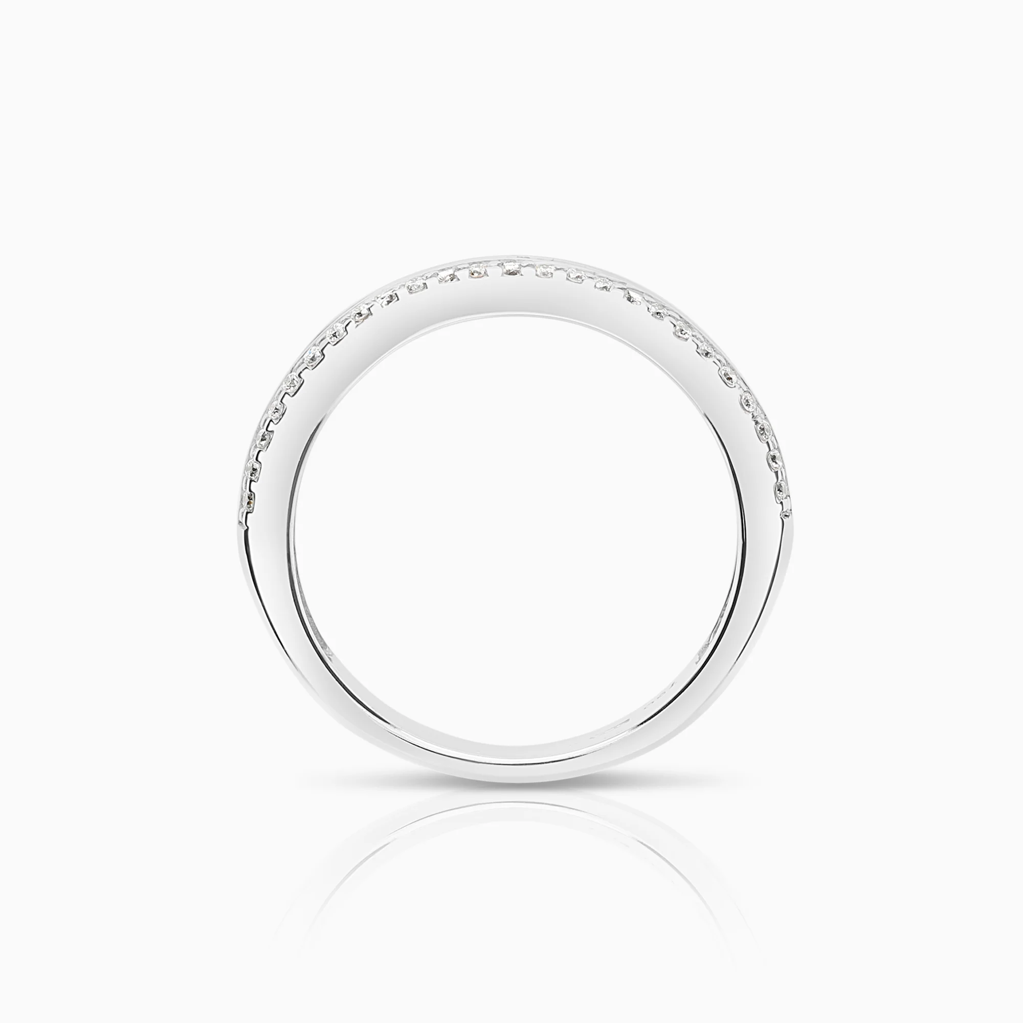 Diamond ring alliance 0.73ct 18K white gold - Image 2